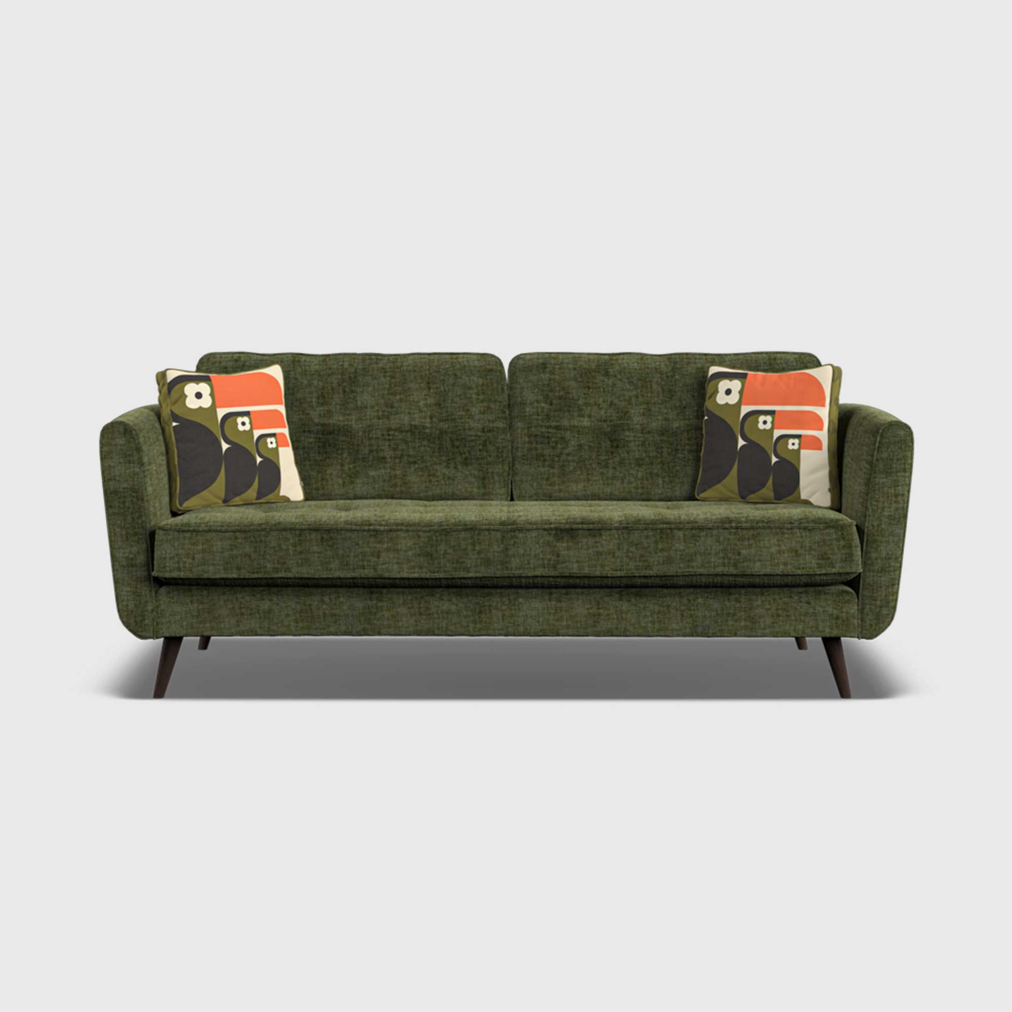 Orla Kiely Ivy Large Sofa, Green Fabric | Barker & Stonehouse
