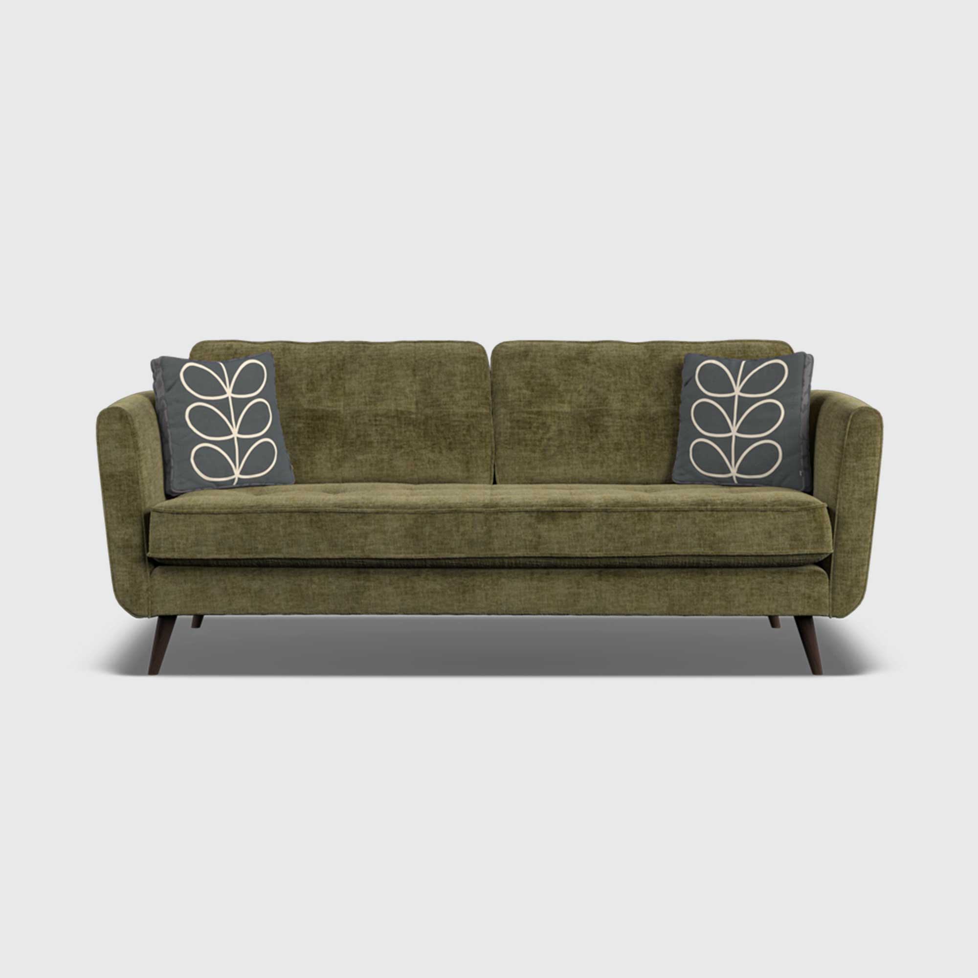 Orla Kiely Ivy Large Sofa, Green Fabric | Barker & Stonehouse