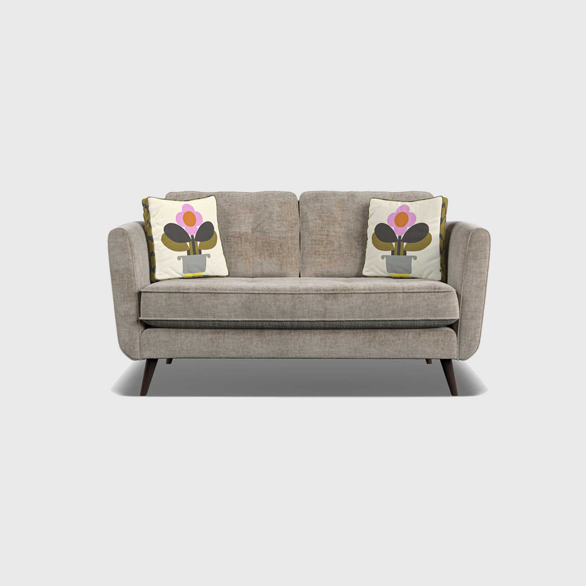 Orla Kiely Ivy Small Sofa, Neutral Fabric | Barker & Stonehouse