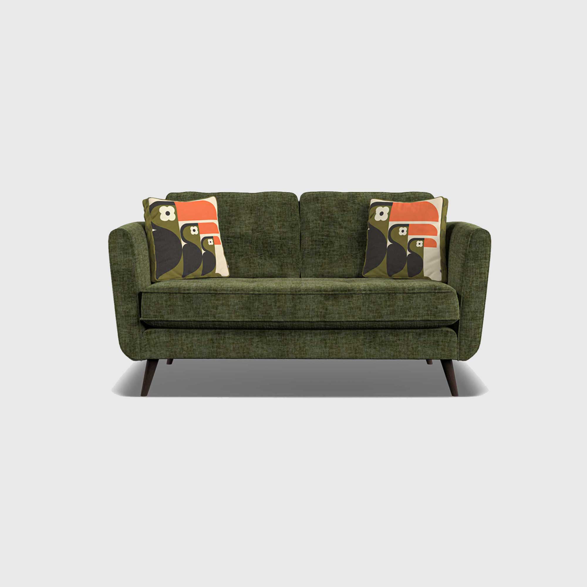 Orla Kiely Ivy Small Sofa, Green Fabric | Barker & Stonehouse
