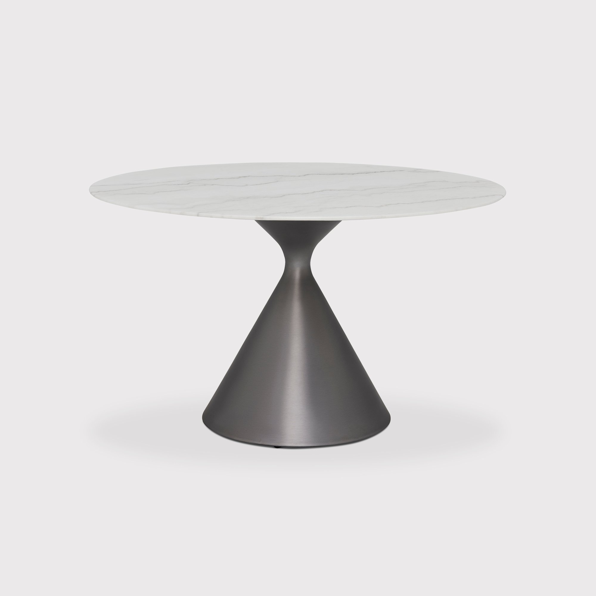 Krista Round Dining Table 130cm, Grey | Barker & Stonehouse