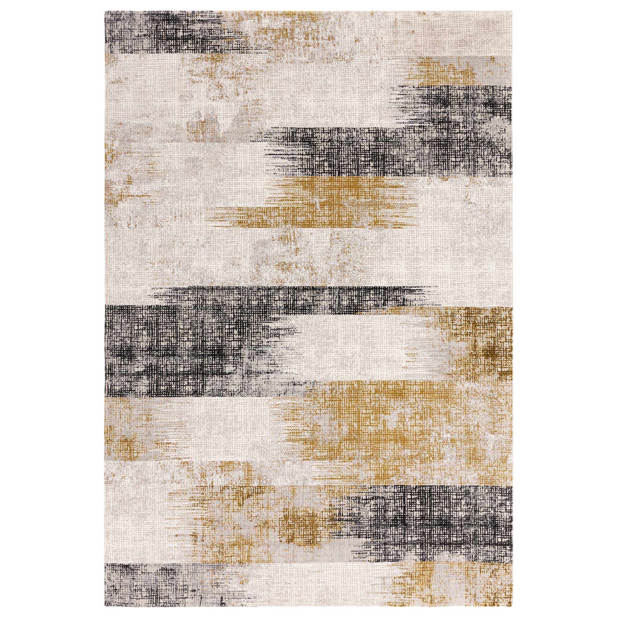 Lagos 160X230Cm Gold Rug, Square | W160cm | Barker & Stonehouse