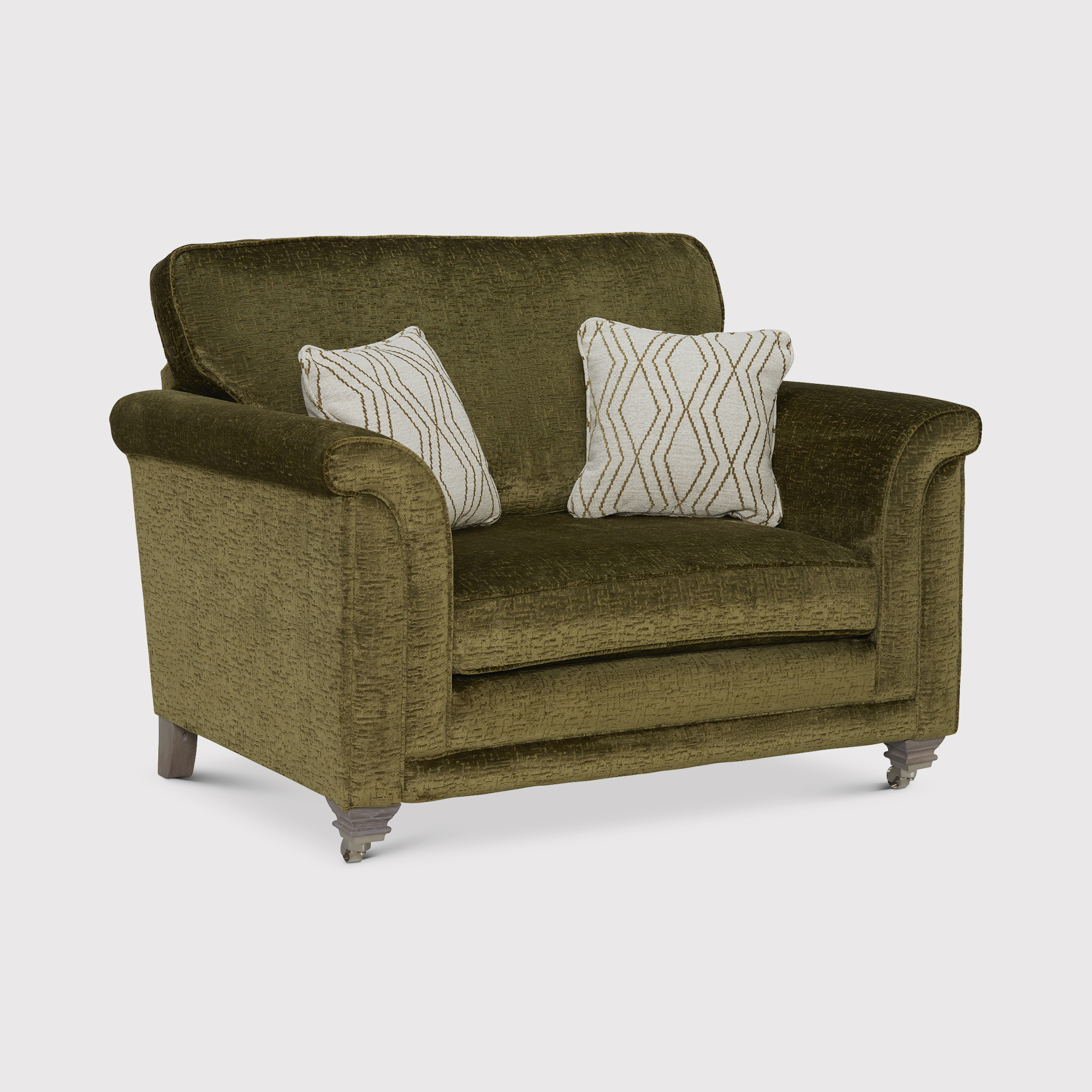 Kentwell Snuggler, Green Fabric | Barker & Stonehouse