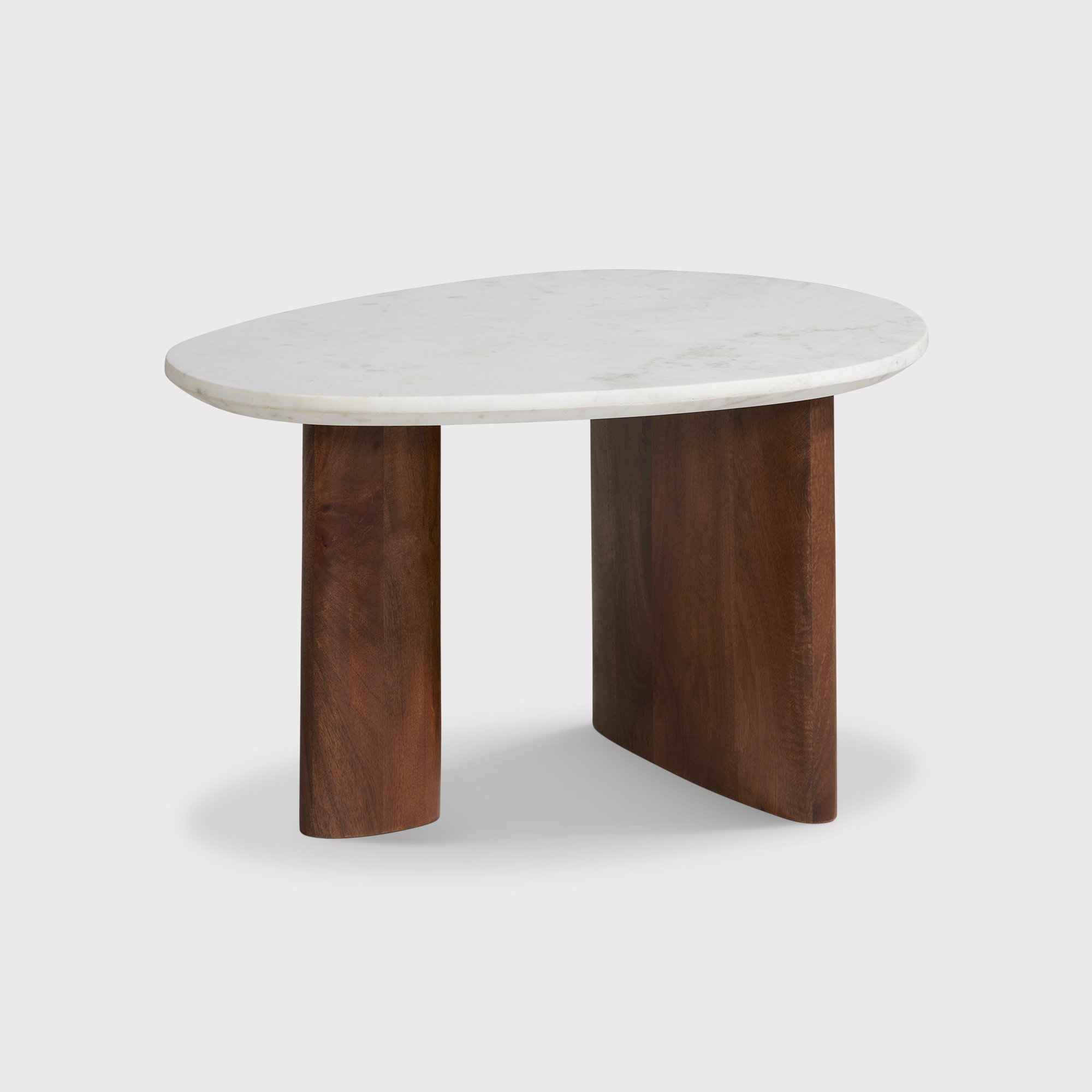 Libra Coffee Table 80cm, Round, Brown | Barker & Stonehouse