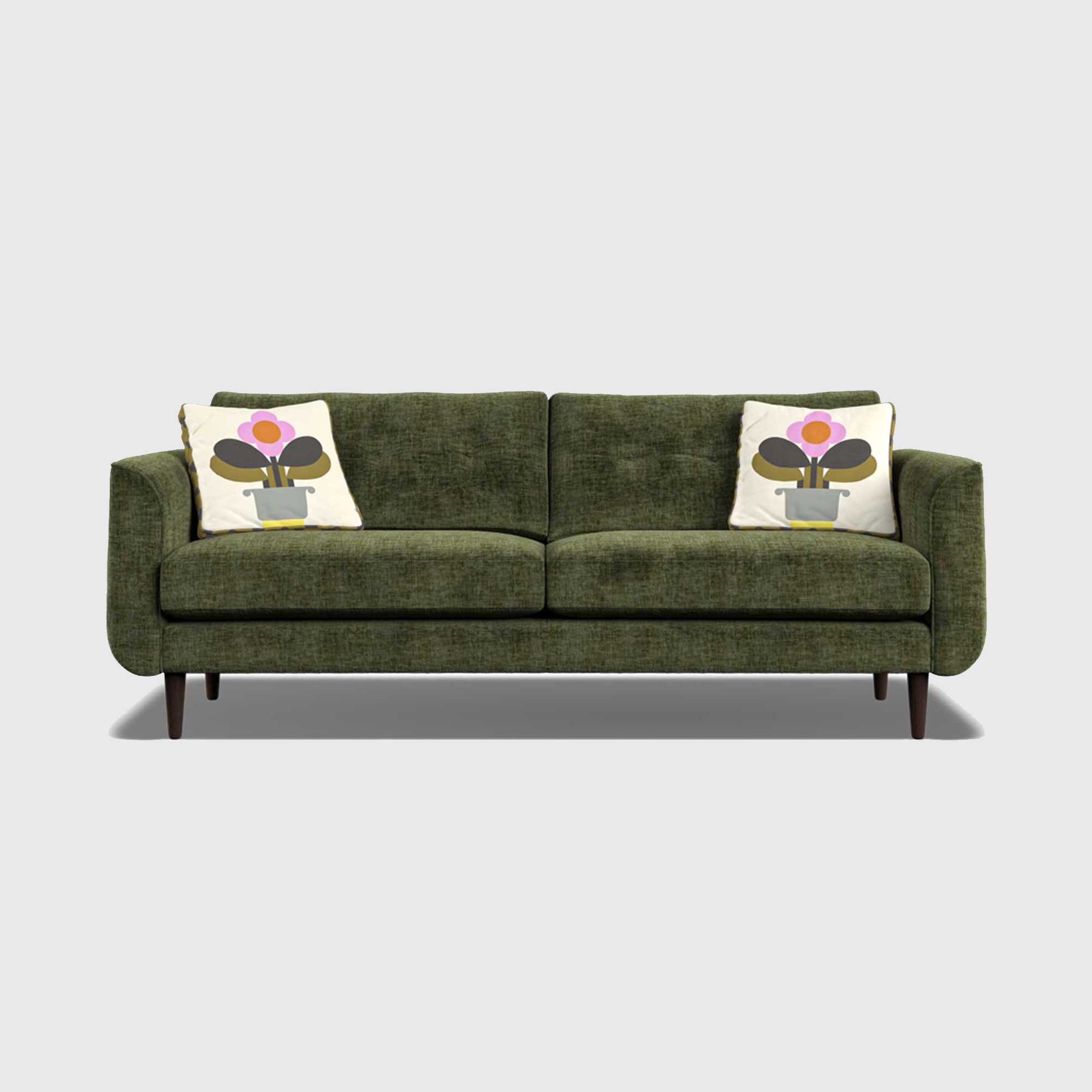 Orla Kiely Linden Large Sofa, Green Fabric | Barker & Stonehouse