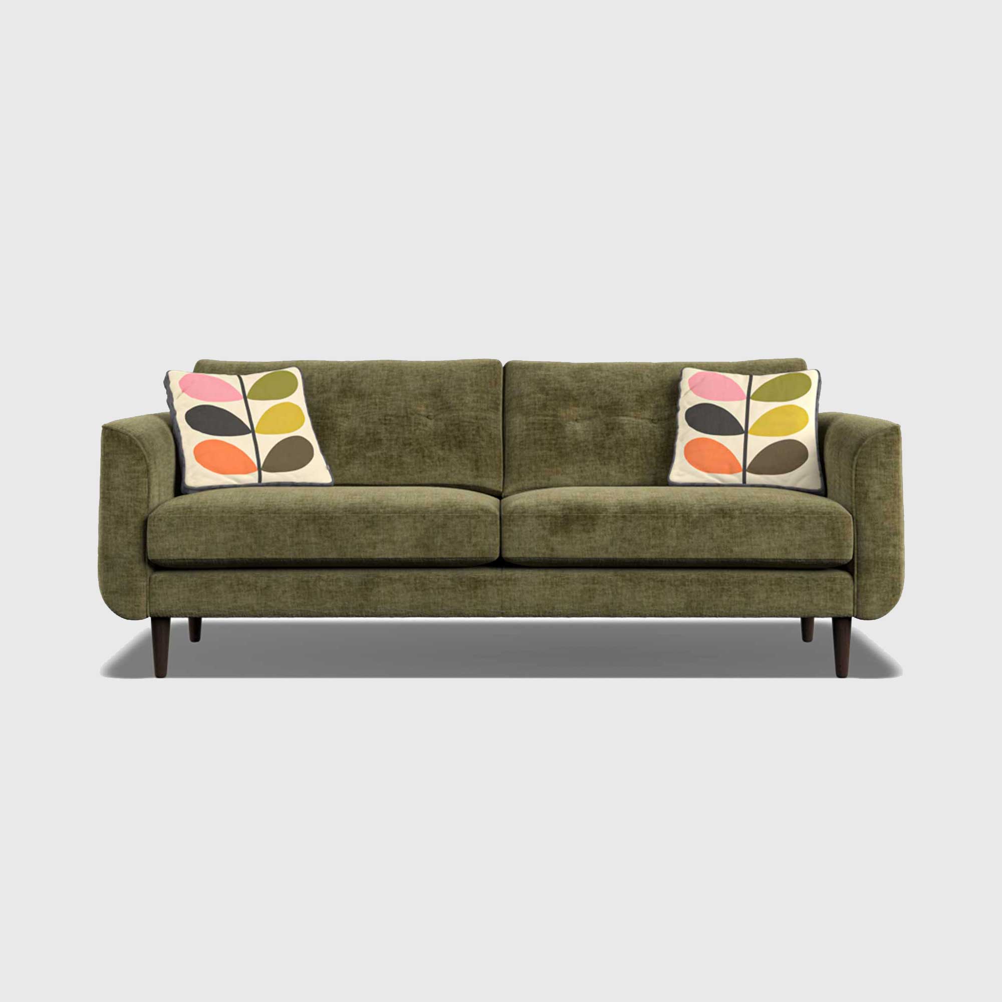 Orla Kiely Linden Large Sofa, Green Fabric | Barker & Stonehouse