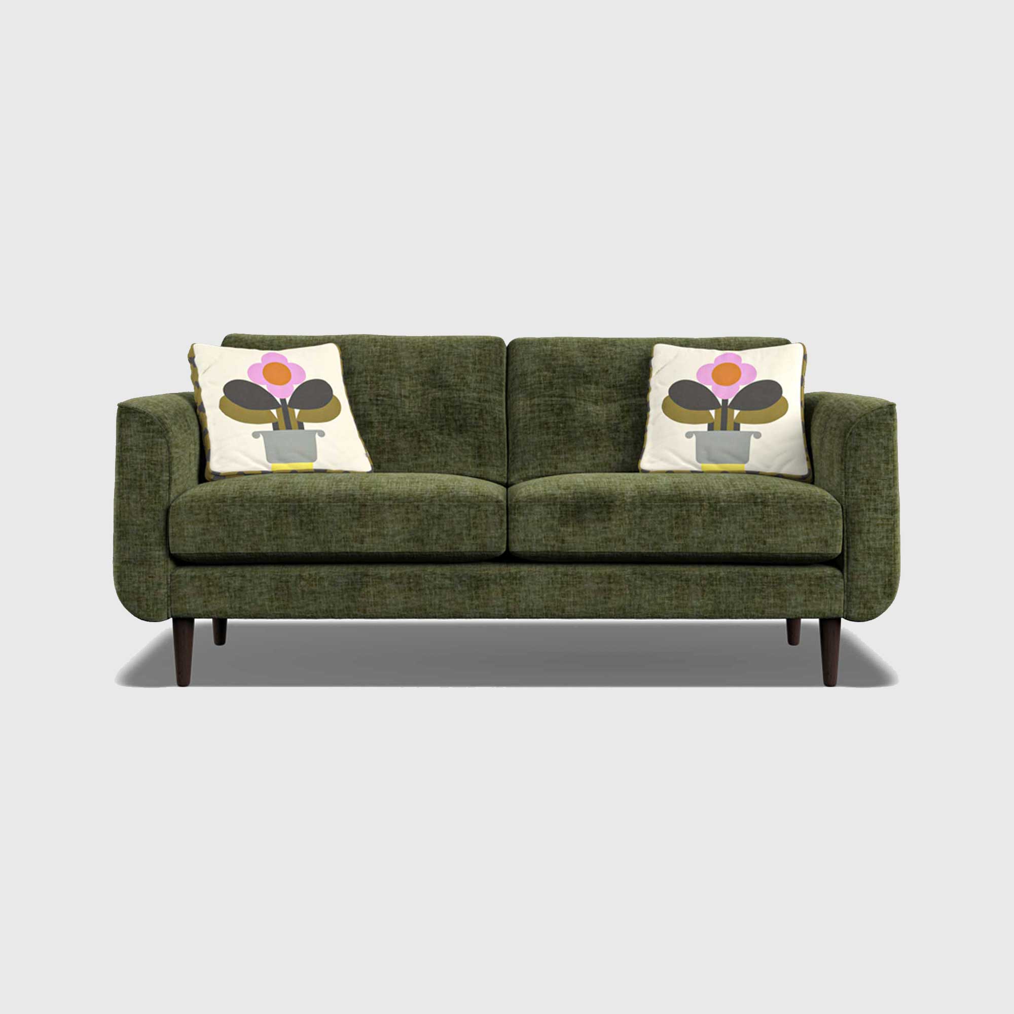 Orla Kiely Linden Medium Sofa, Green Fabric | Barker & Stonehouse
