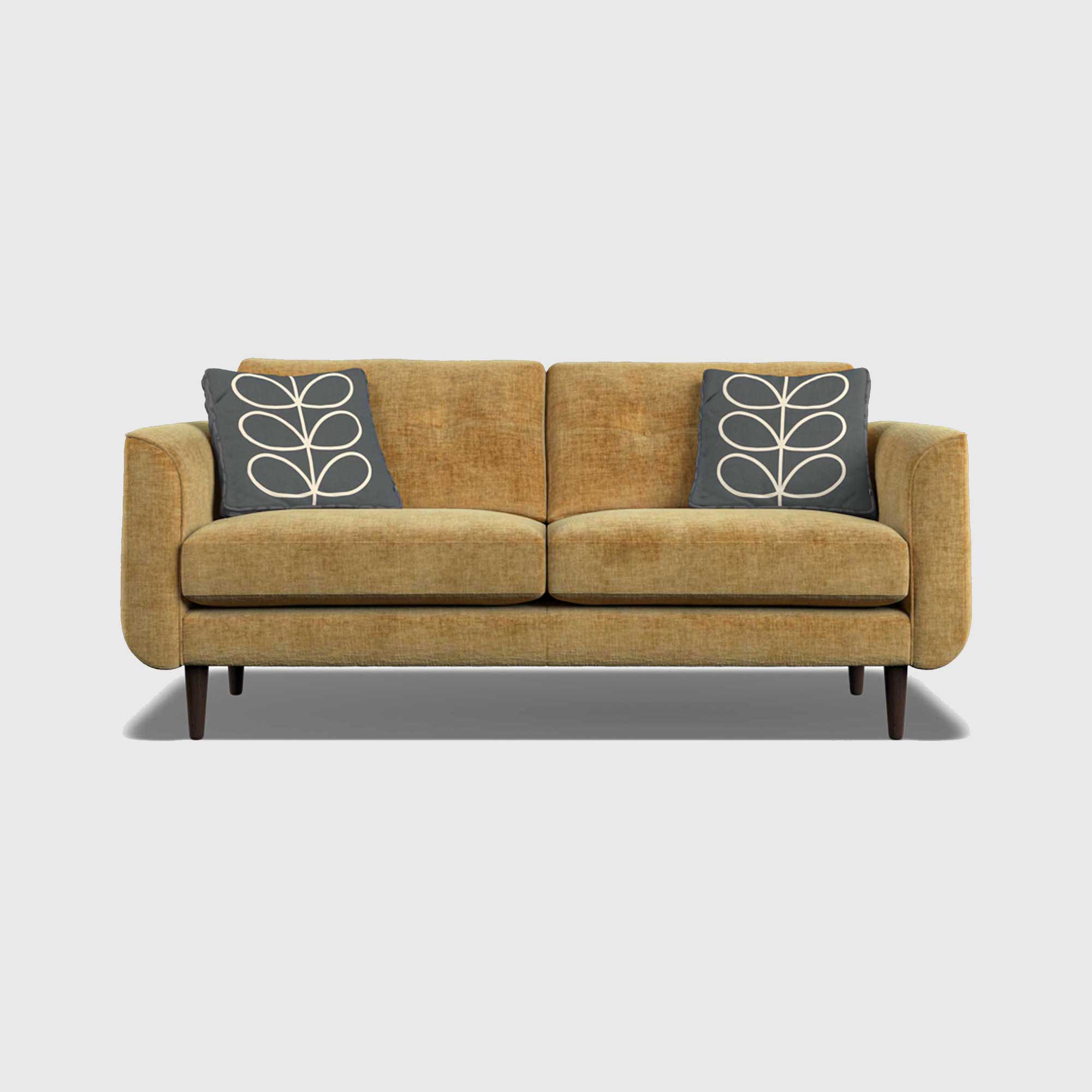 Orla Kiely Linden Medium Sofa, Yellow Fabric | Barker & Stonehouse
