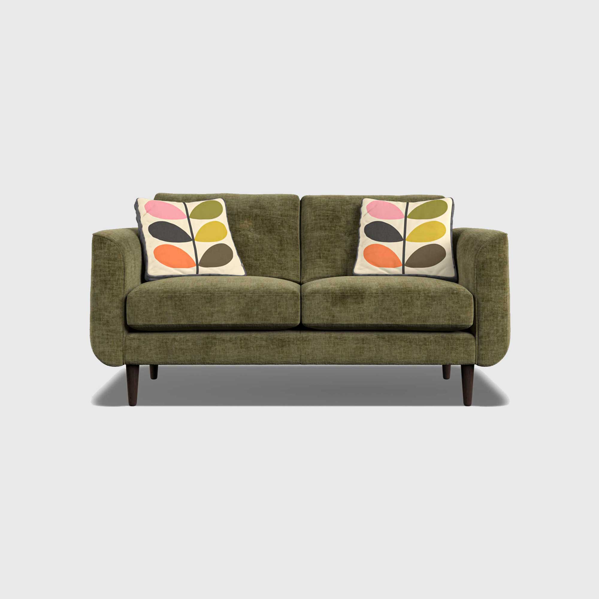 Orla Kiely Linden Small Sofa, Green Fabric | Barker & Stonehouse