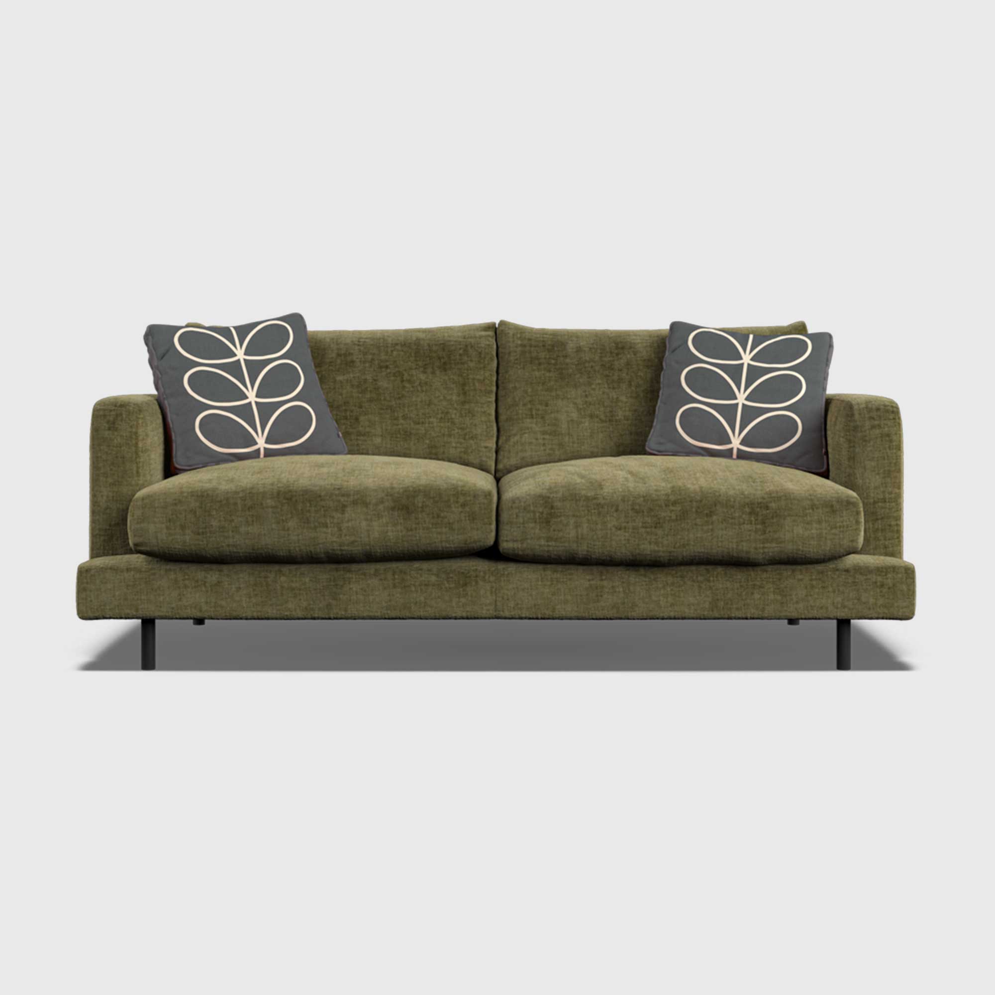 Orla Kiely Larch Medium Sofa, Green Fabric | Barker & Stonehouse