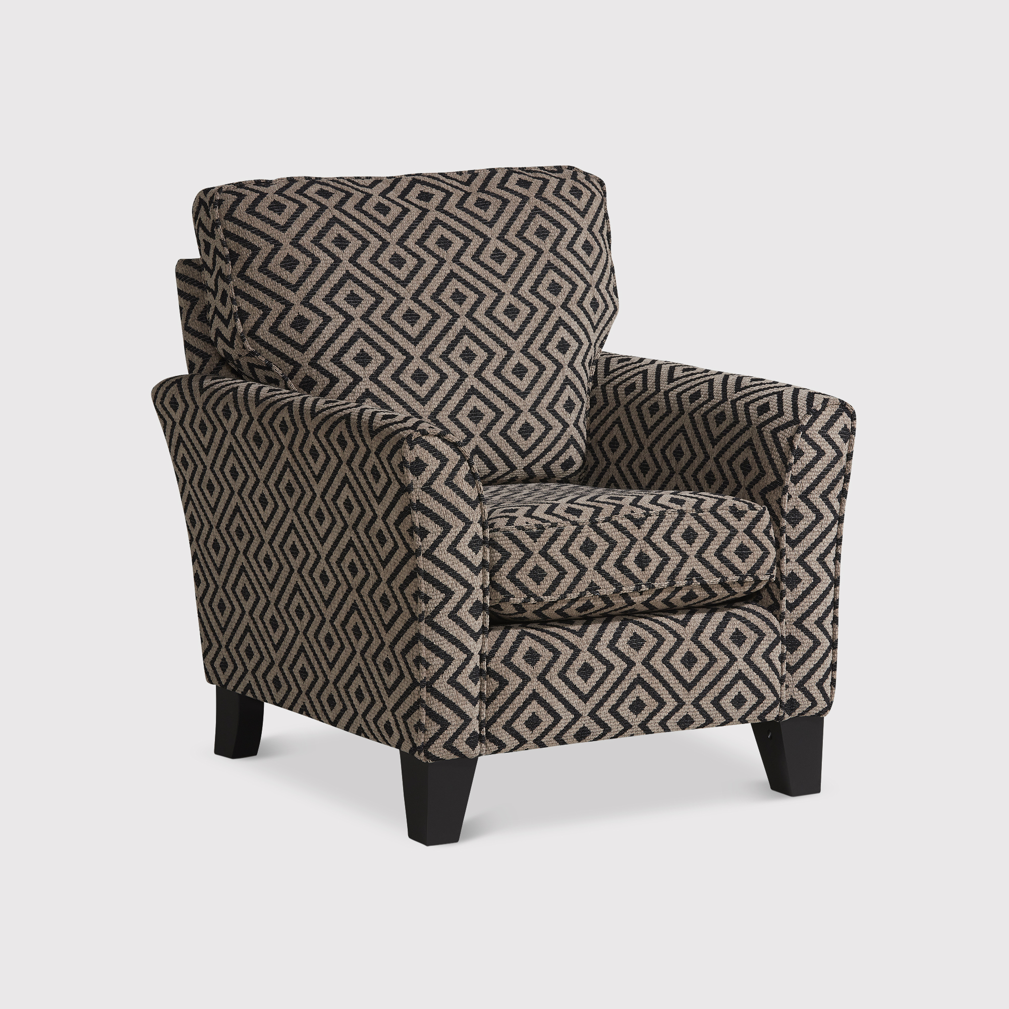 Lassington Accent Chair, Brown Fabric | Barker & Stonehouse