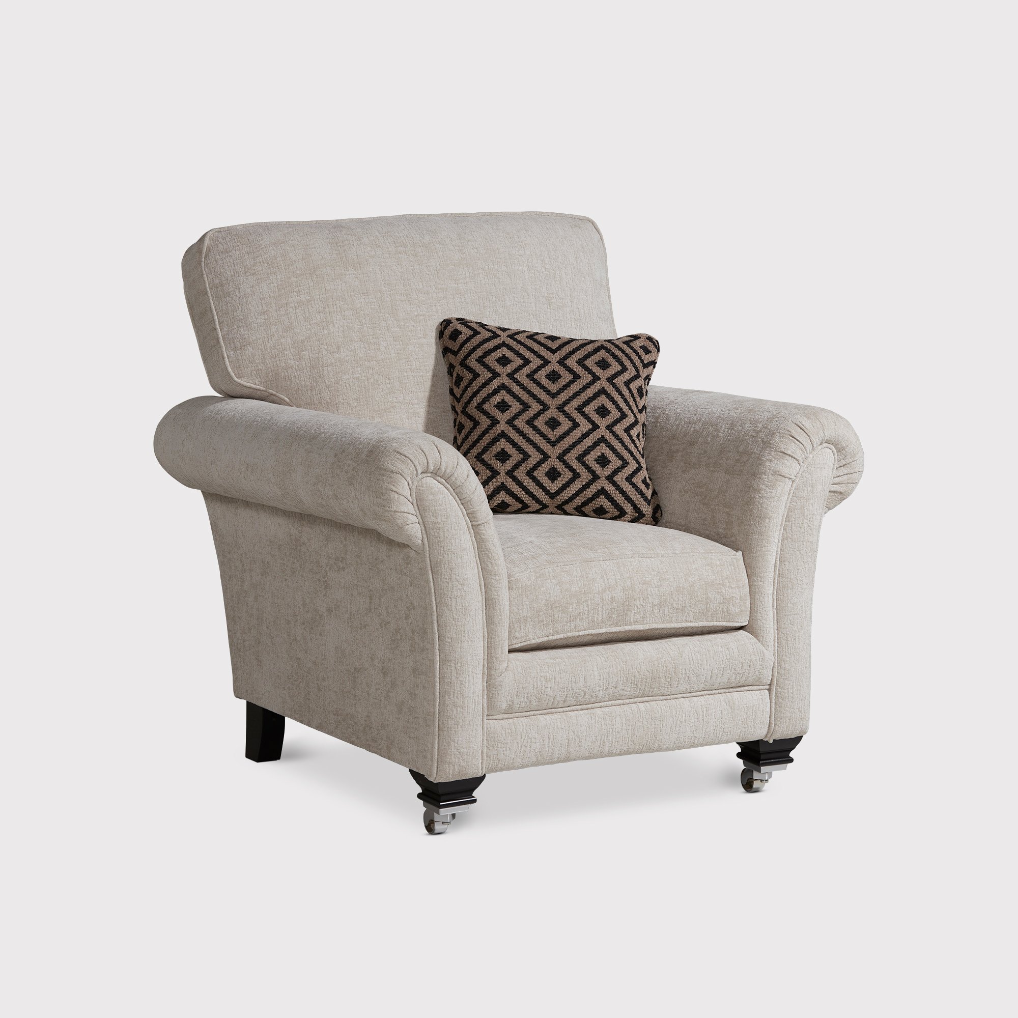 Lassington Standard Lounge Chair, Neutral Fabric | Barker & Stonehouse