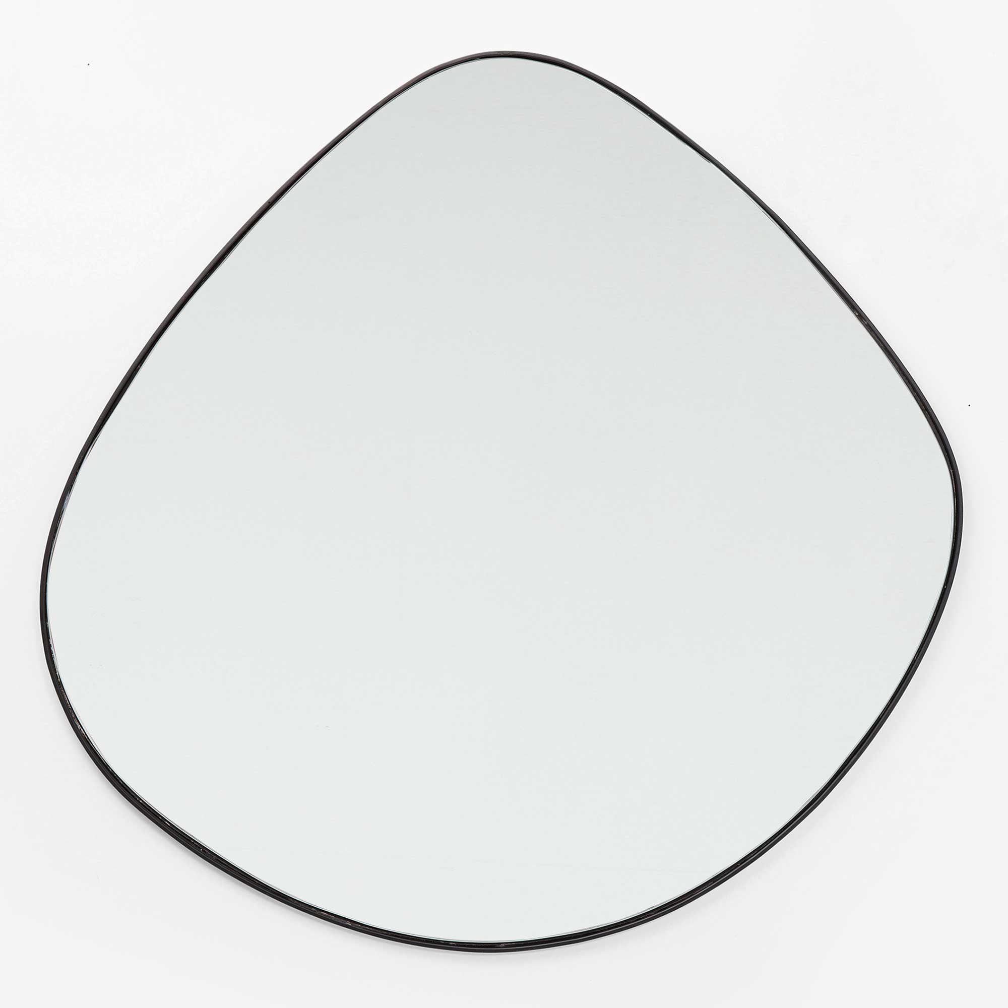 Large Asymmetrical Mirror, Black | Barker & Stonehouse