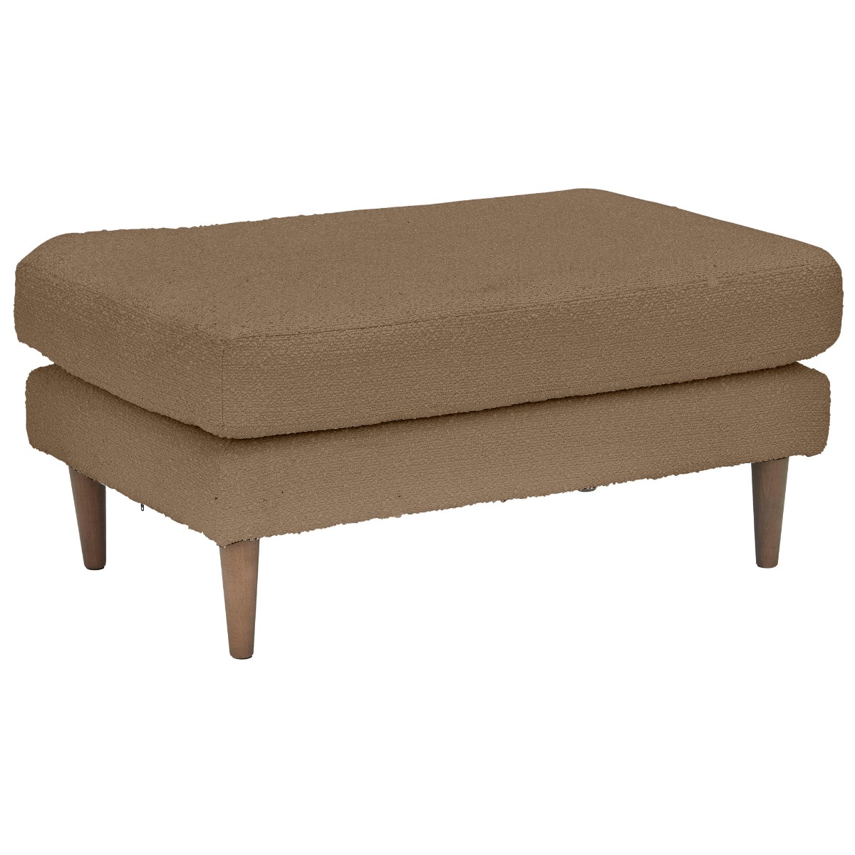 Levico Footstool With Foam, Neutral Fabric | Barker & Stonehouse thumbnail