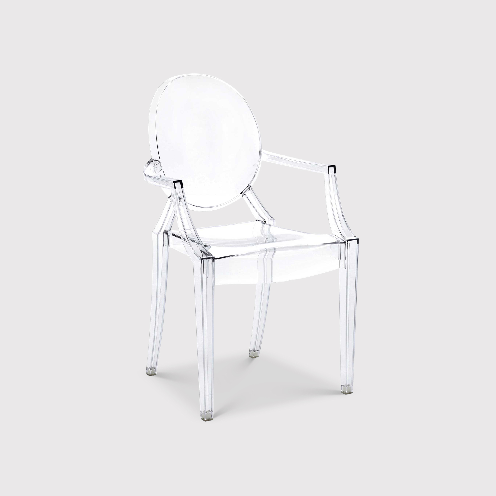 Kartell Louis Ghost Armchair, Neutral | Barker & Stonehouse