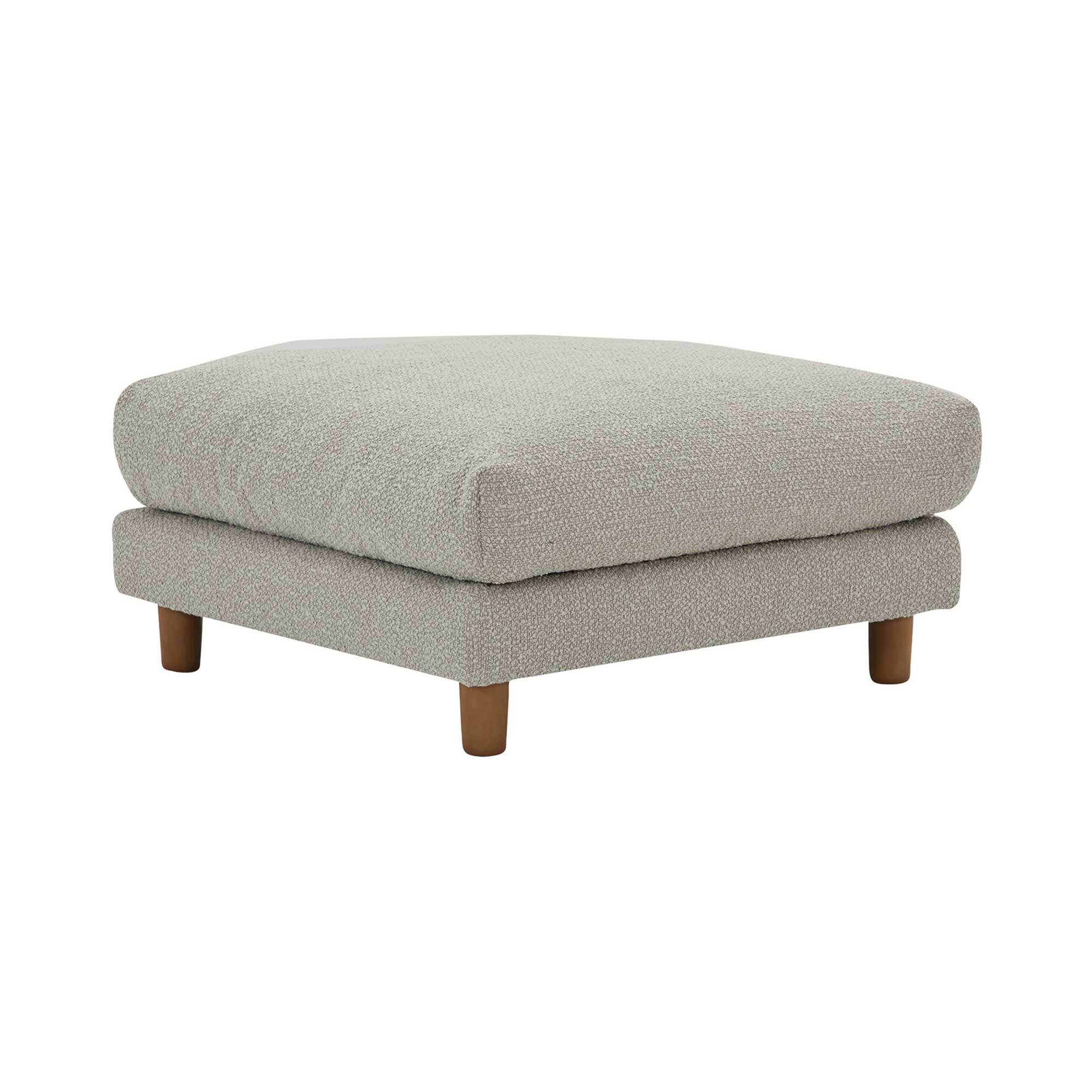 Larkin Ottoman, Neutral Fabric | Barker & Stonehouse