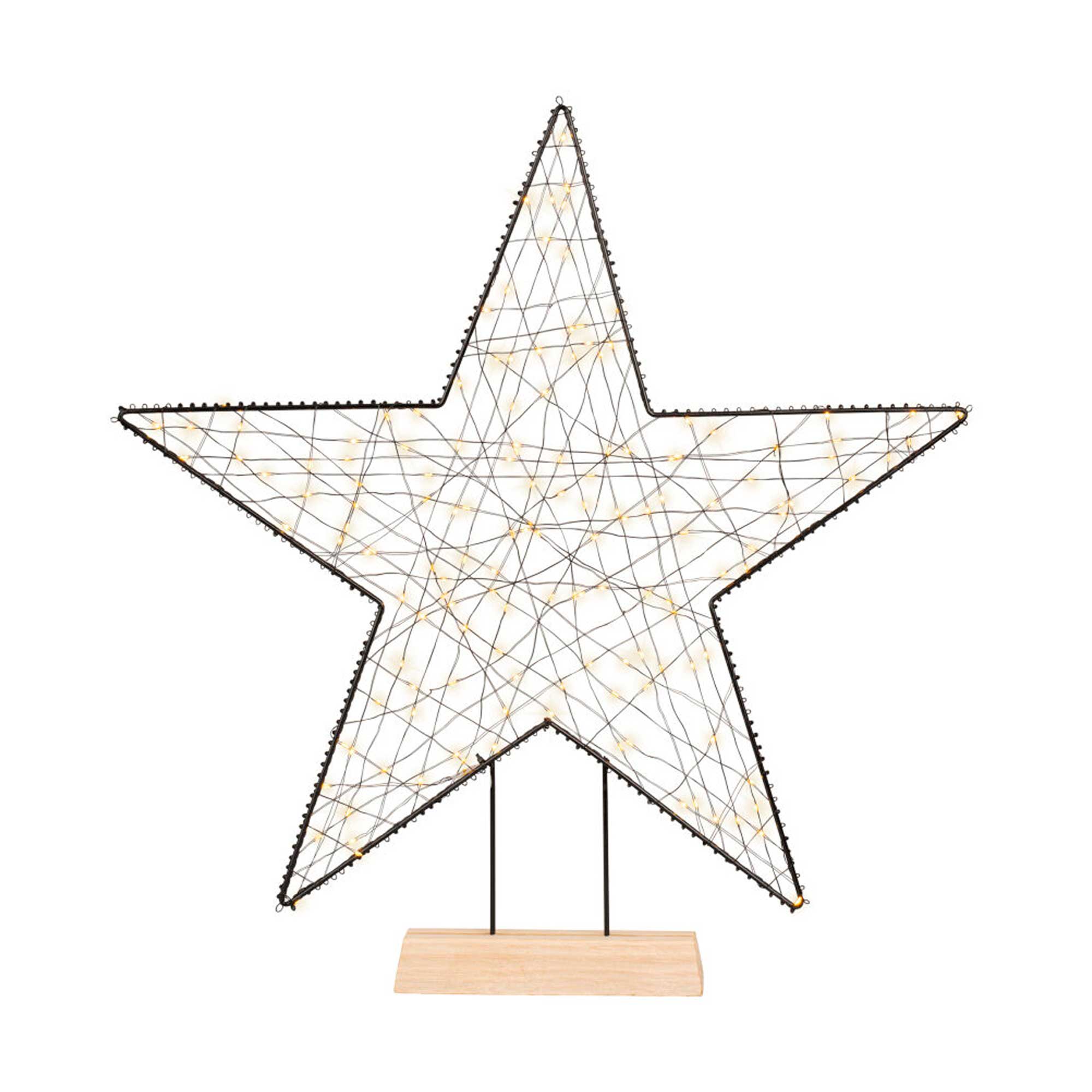 LED Star Decoration, Black | Barker & Stonehouse