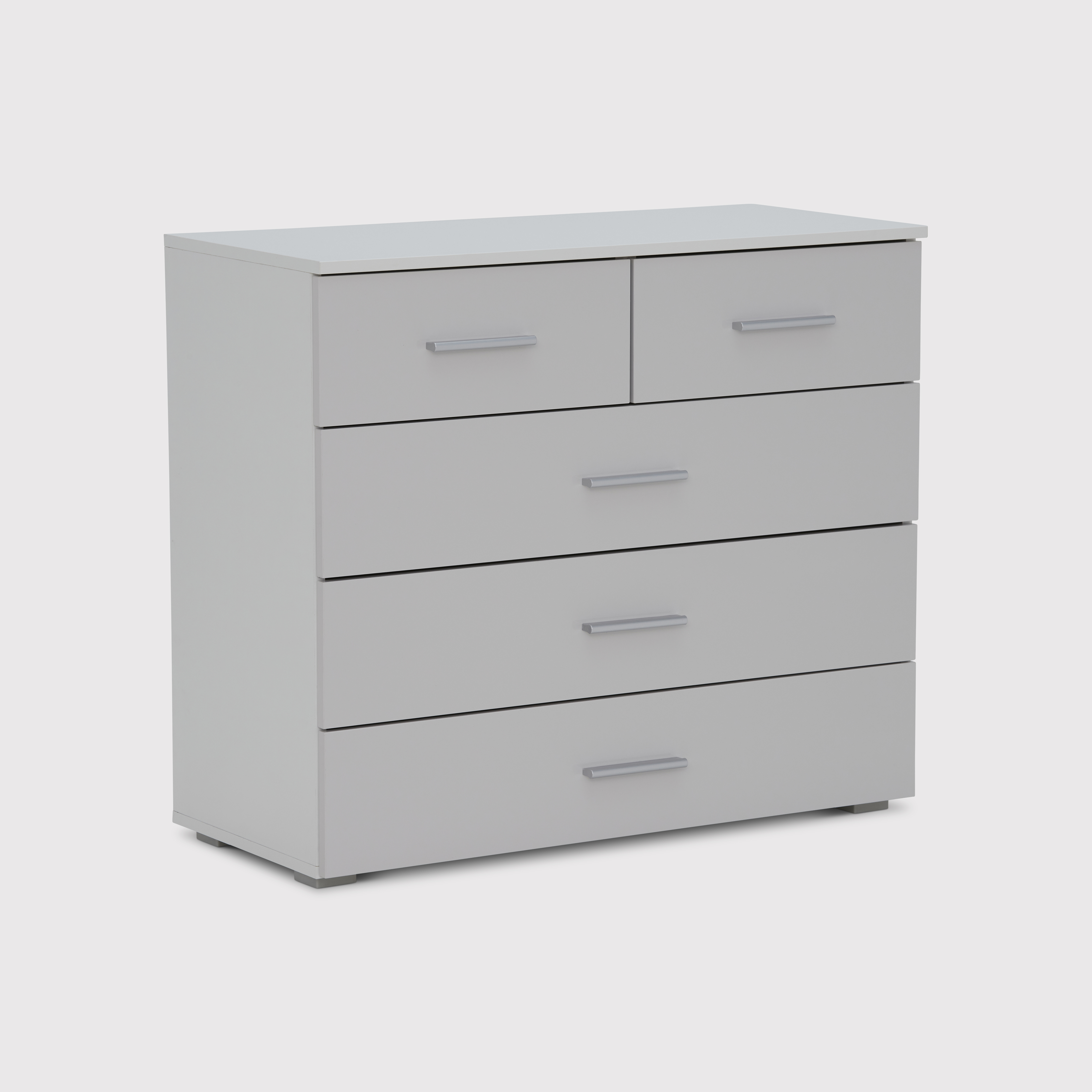 Moritz 5 Drawer Chest, Grey Wood | Barker & Stonehouse thumbnail