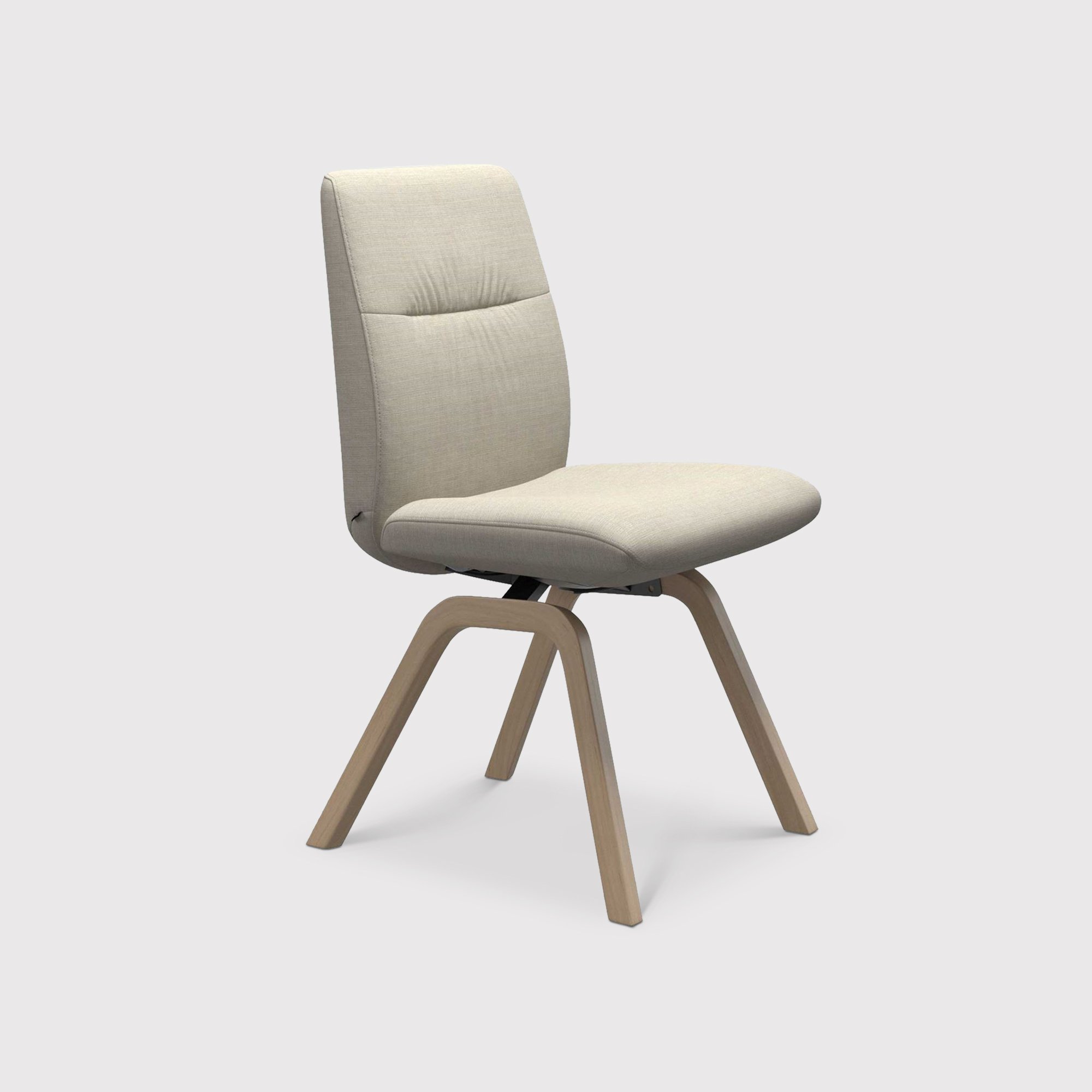 Stressless Mint Dining Chair Low Back D200 Quickship, Neutral Fabric | Barker & Stonehouse