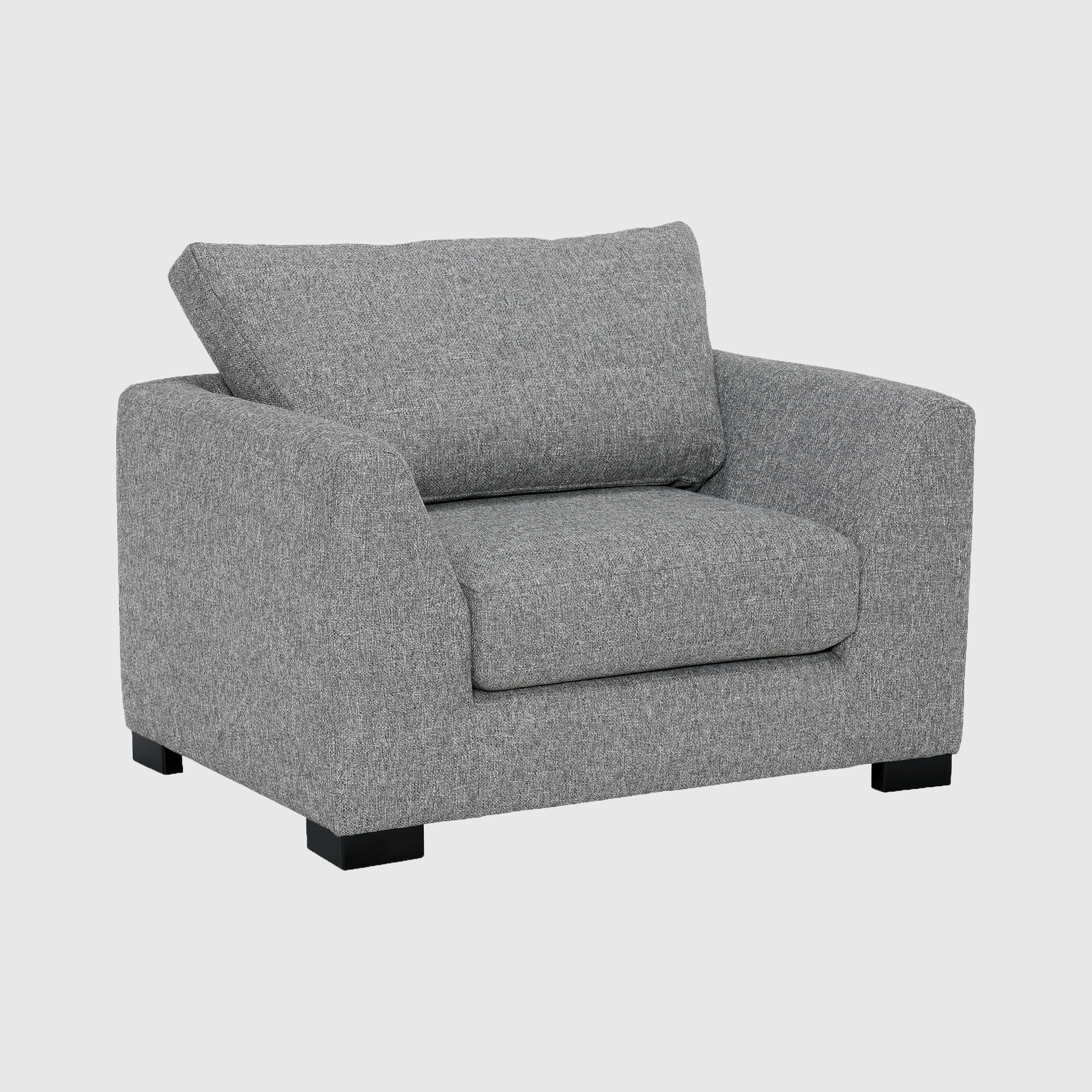 Melby Armchair, Grey Fabric | Barker & Stonehouse