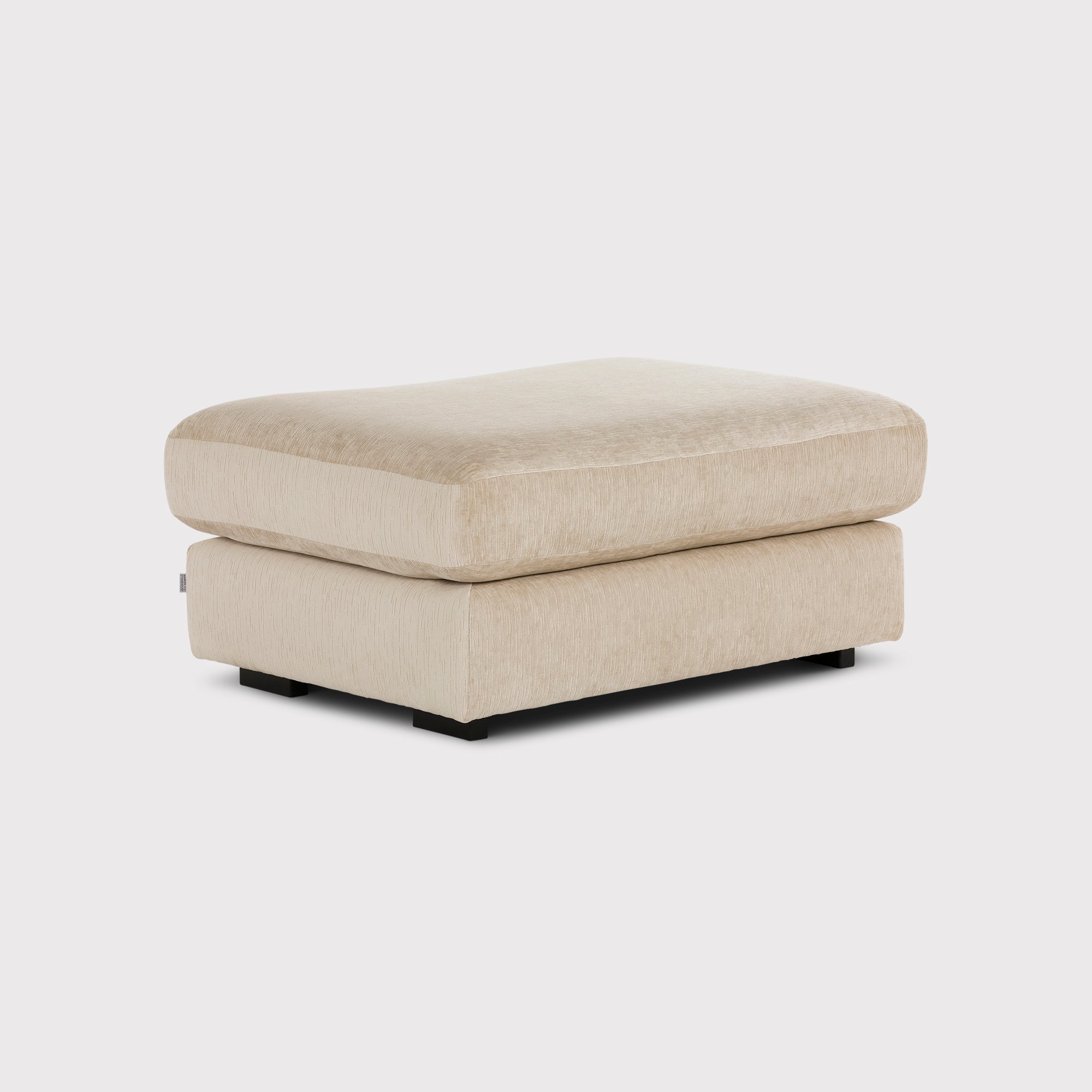 Melby Footstool, Neutral Fabric | Barker & Stonehouse