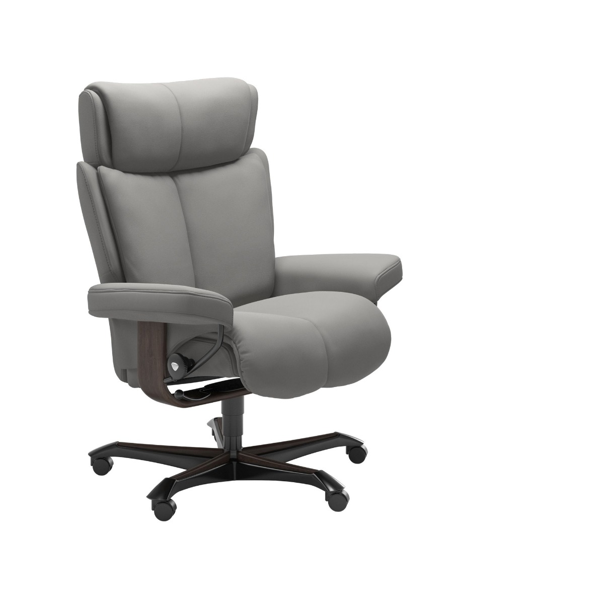 Stressless Magic Office Chair, Grey | Barker & Stonehouse