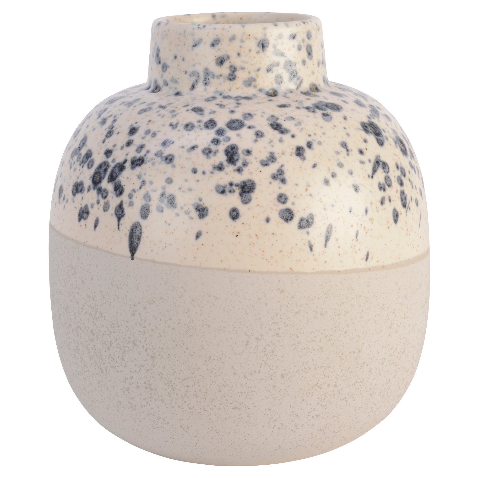 Medium Blue Mottled Vase | Barker & Stonehouse