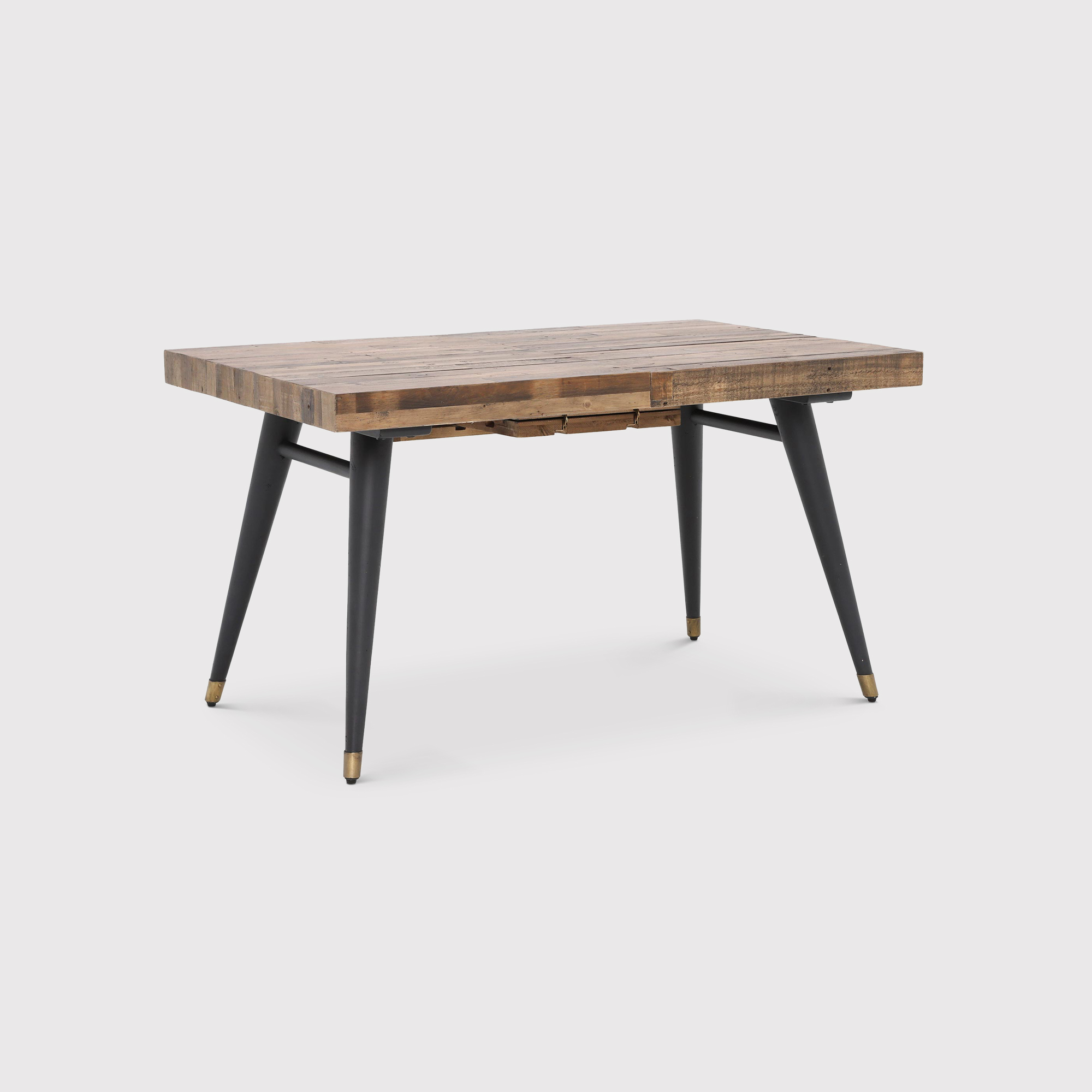 Stafford reclaimed wood deals extending dining table