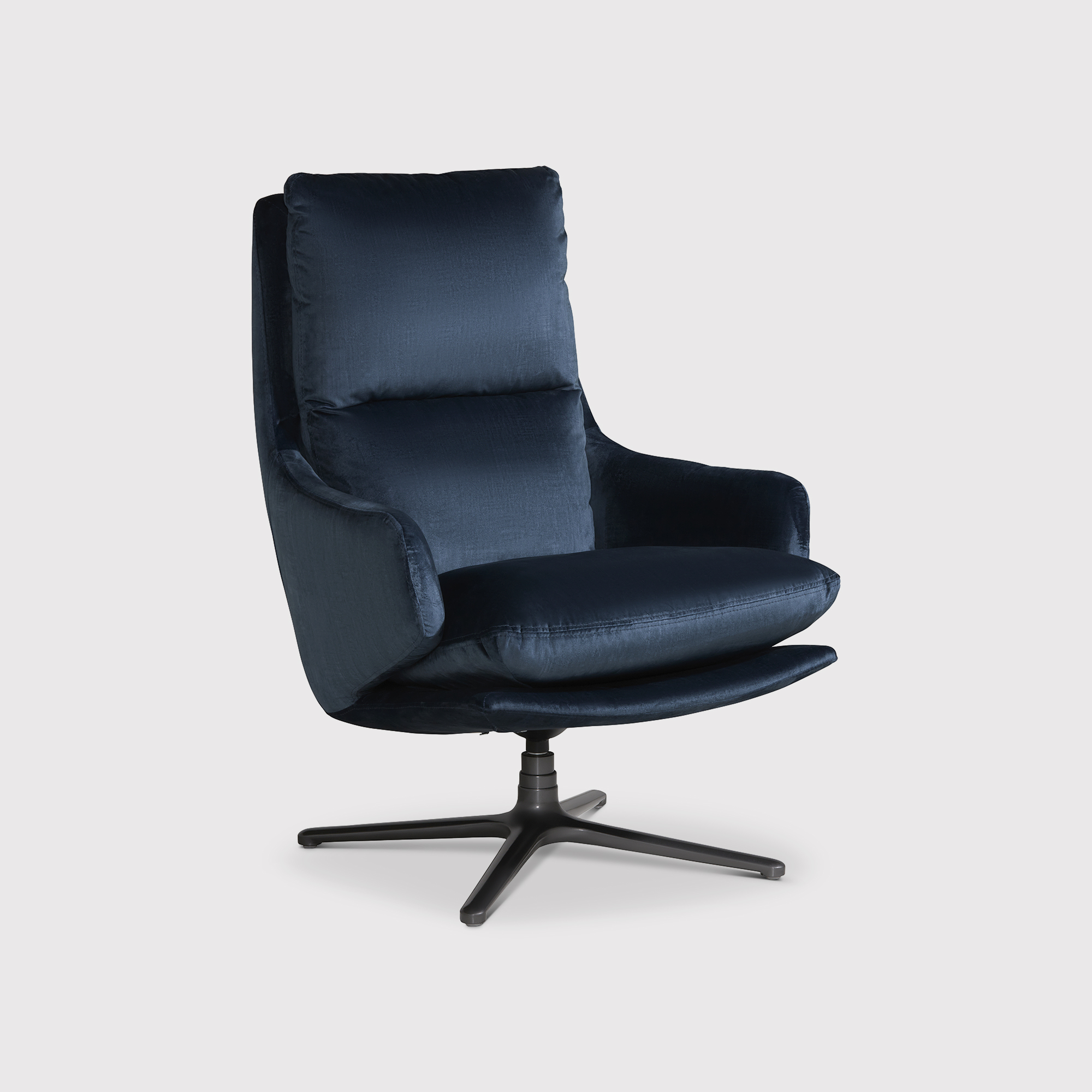Swivel blue clearance chair