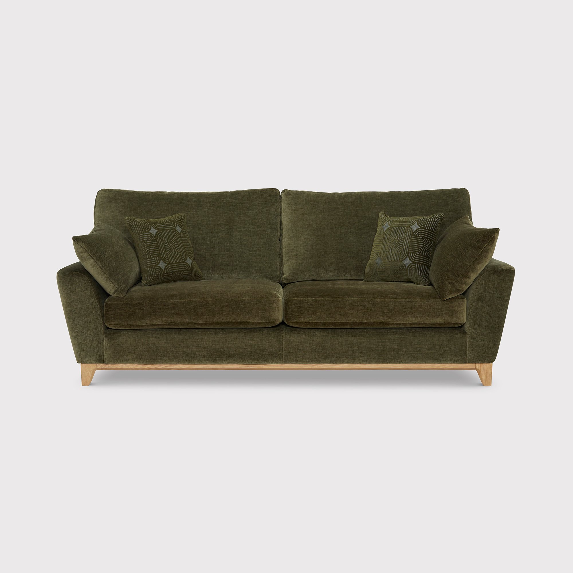 Ercol Novara Grand Sofa, Green Fabric | Barker & Stonehouse