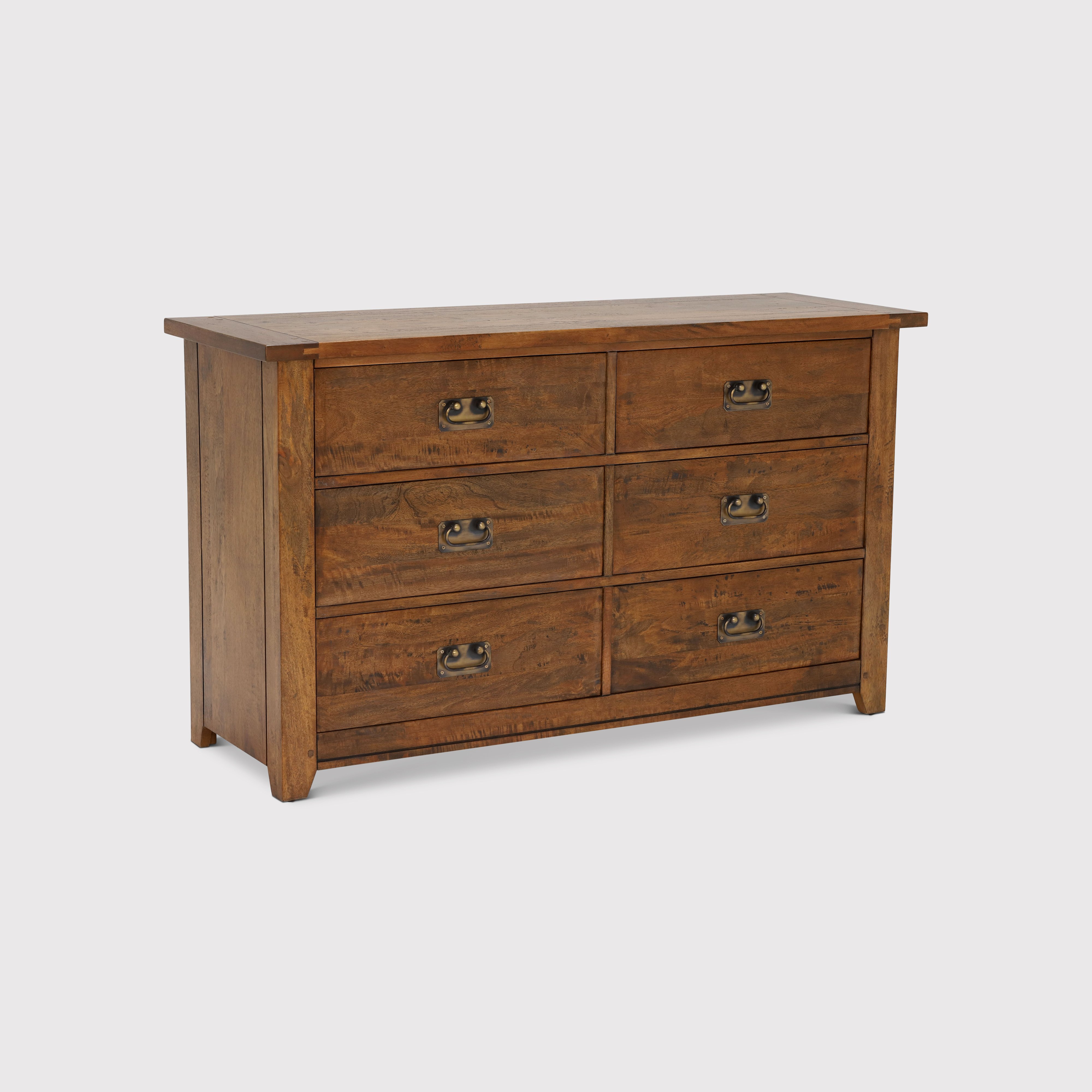 New Frontier 6 Drawer Chest, Mango Wood | Barker & Stonehouse