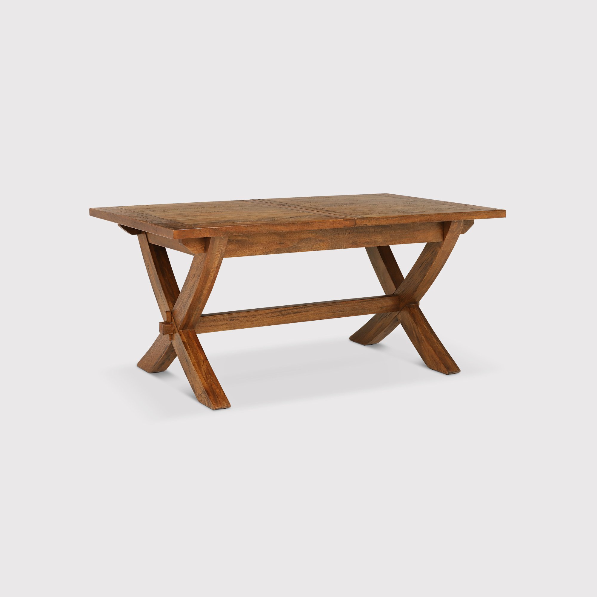 New Frontier X Leg Extending Dining Table, Brown | Barker & Stonehouse