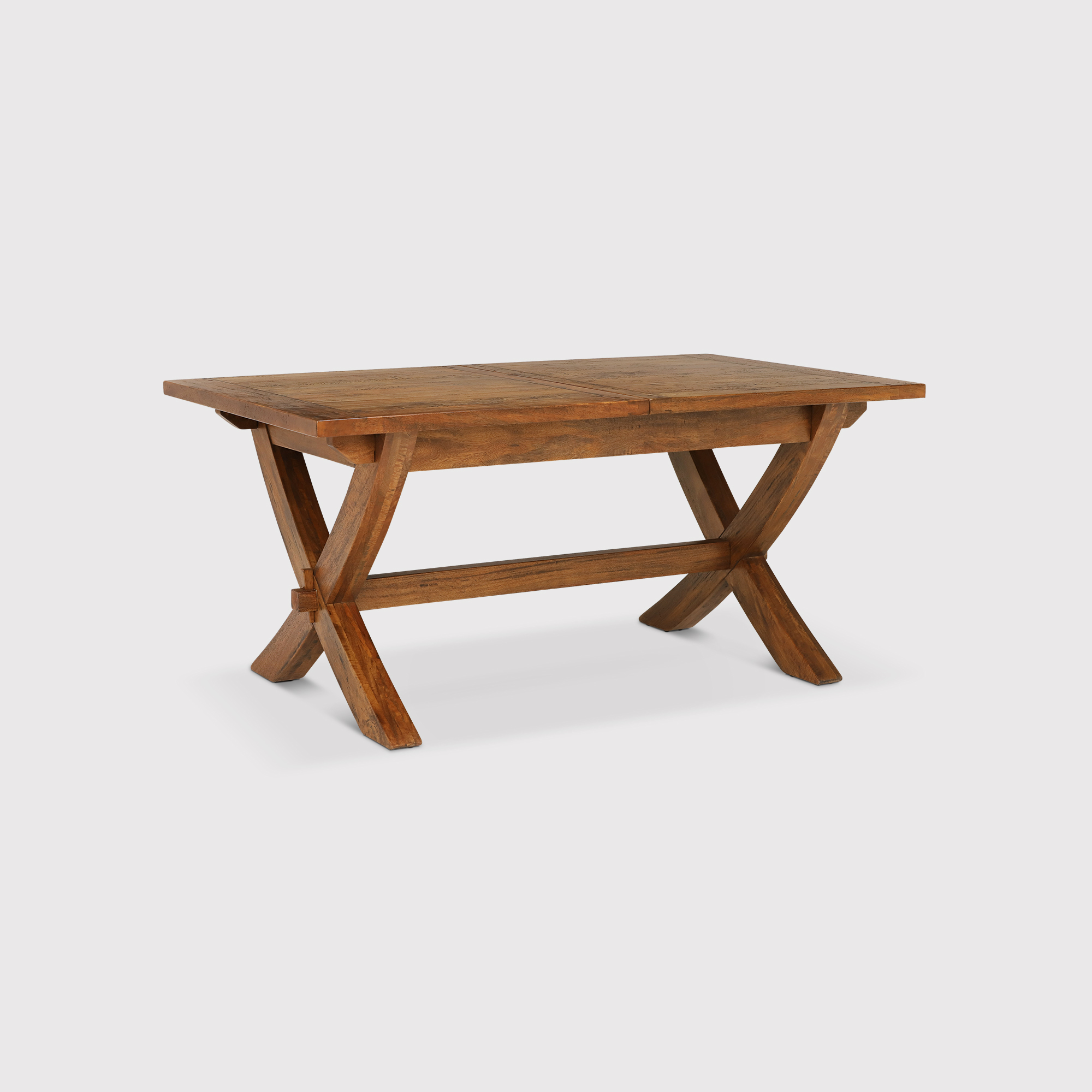 Mango wood shop extending dining table