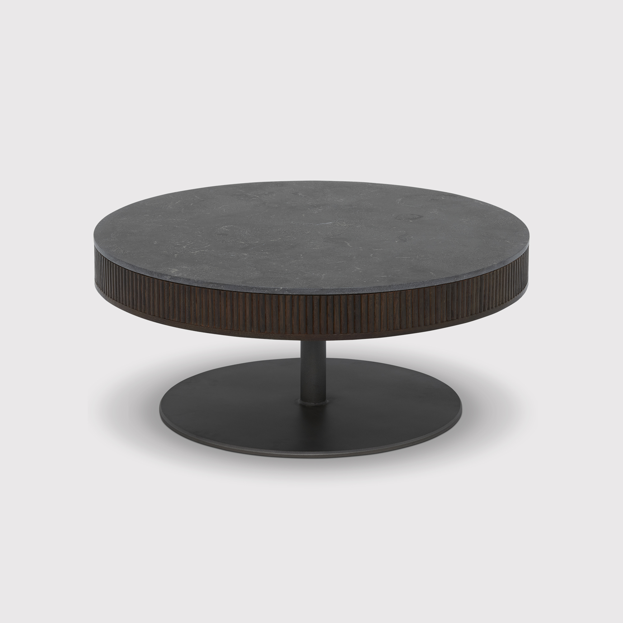 Nisha Round Coffee Table, Black | Barker & Stonehouse