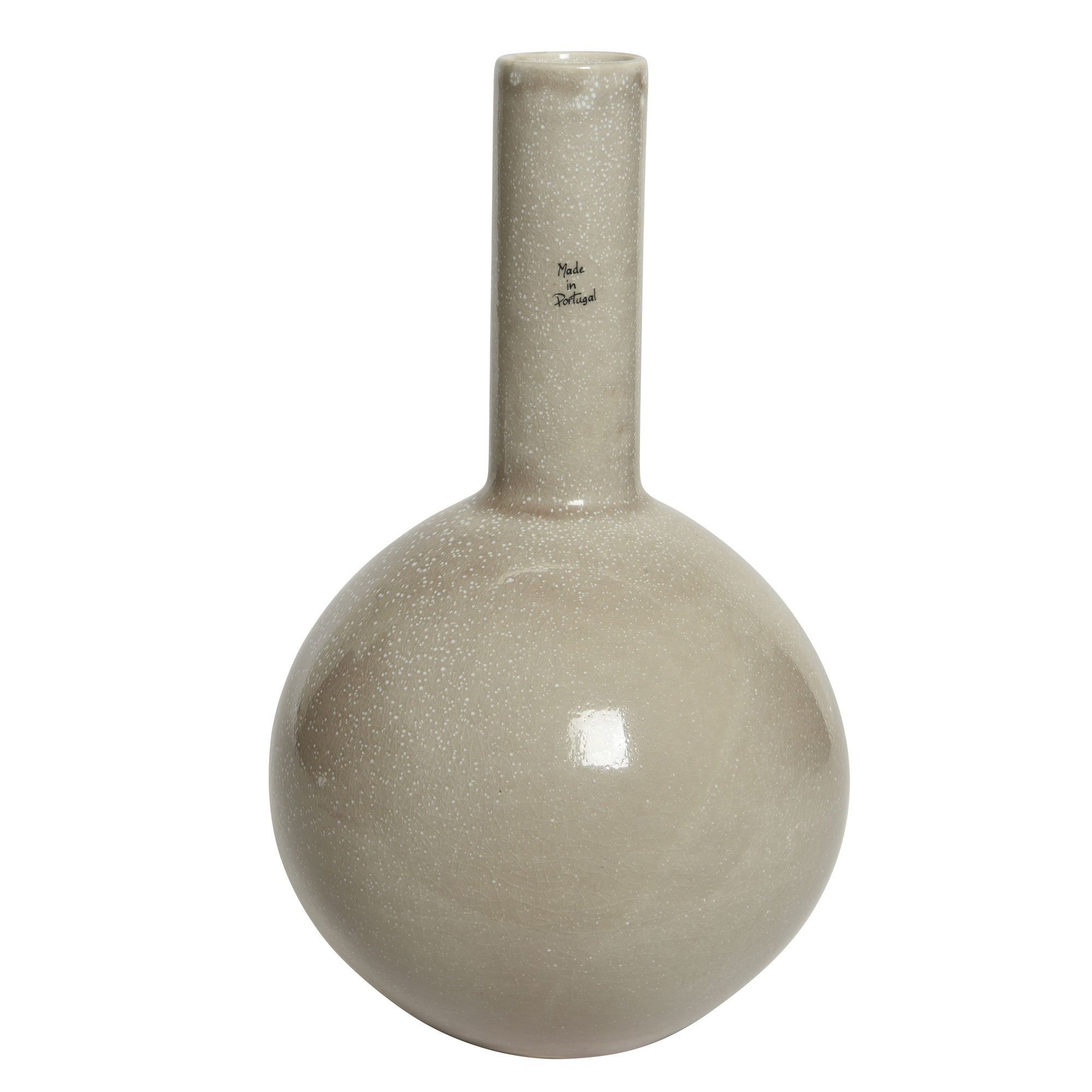 Natural Ceramic Vase, Neutral | Barker & Stonehouse