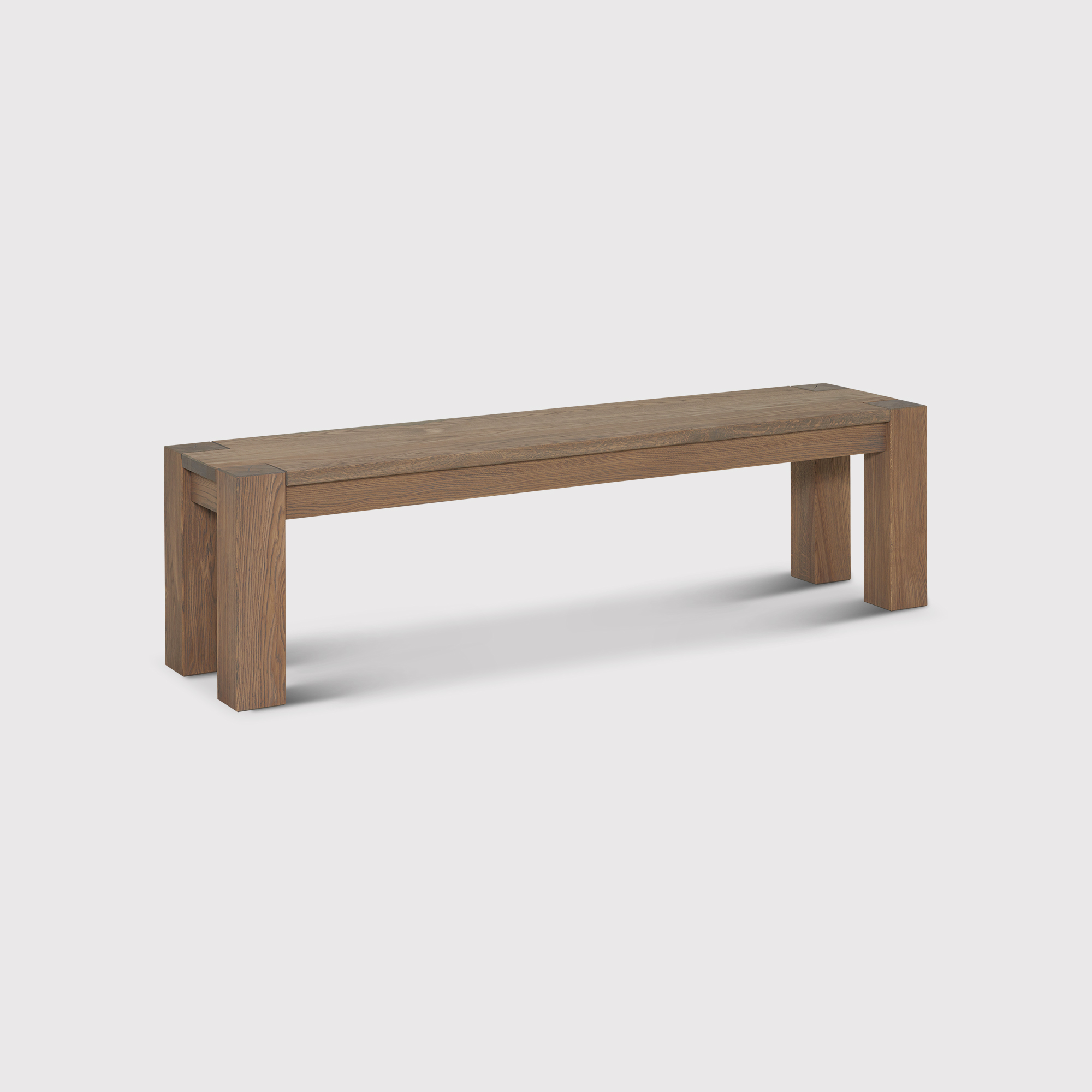 Oslo Bench 170cm, Brown | W170cm | Barker & Stonehouse