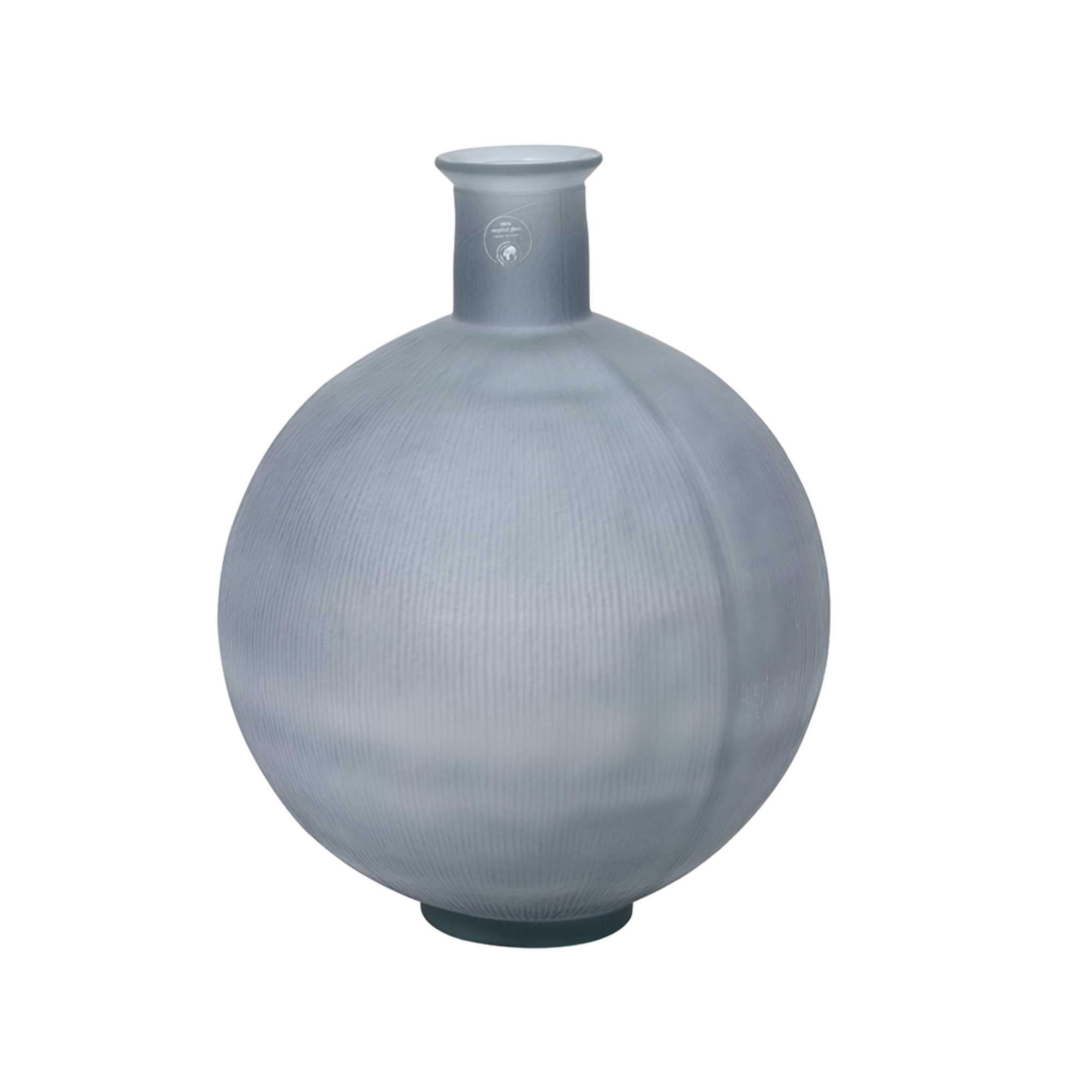 Oversized Matt Recycled Vase, Blue | Barker & Stonehouse