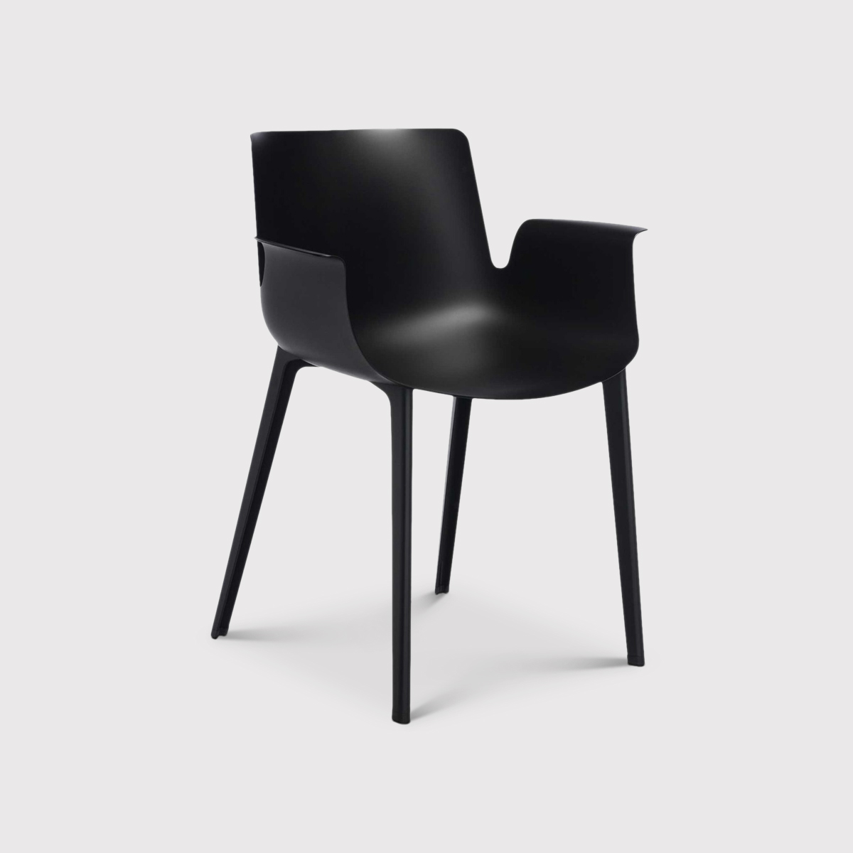 Kartell Piuma Dining Chair, Black | Barker & Stonehouse