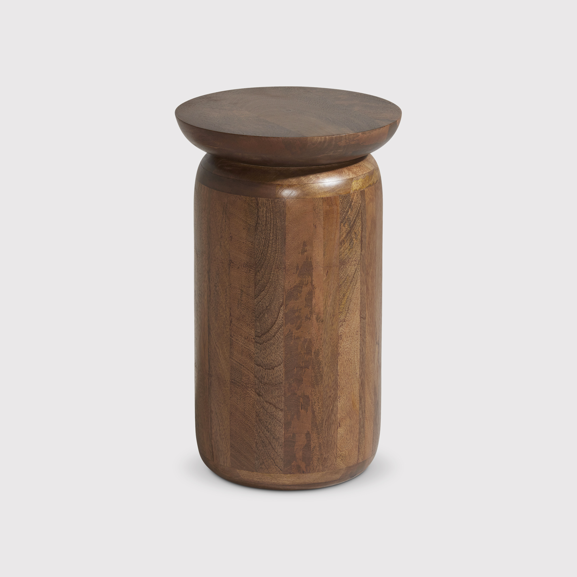 Pandora Side Table 30cm, Round, Brown | Barker & Stonehouse