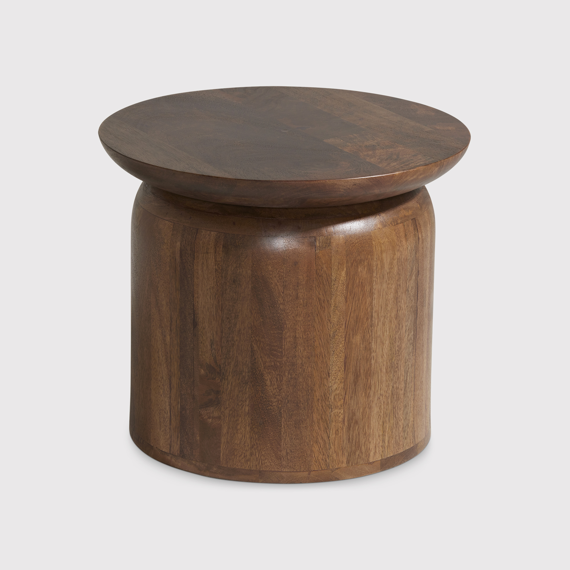 Pandora Side Table 46cm, Round, Mango Wood | Barker & Stonehouse