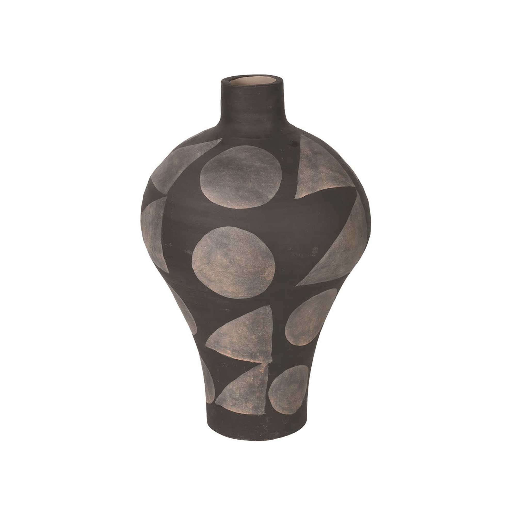 Patterned Black Vase | Barker & Stonehouse