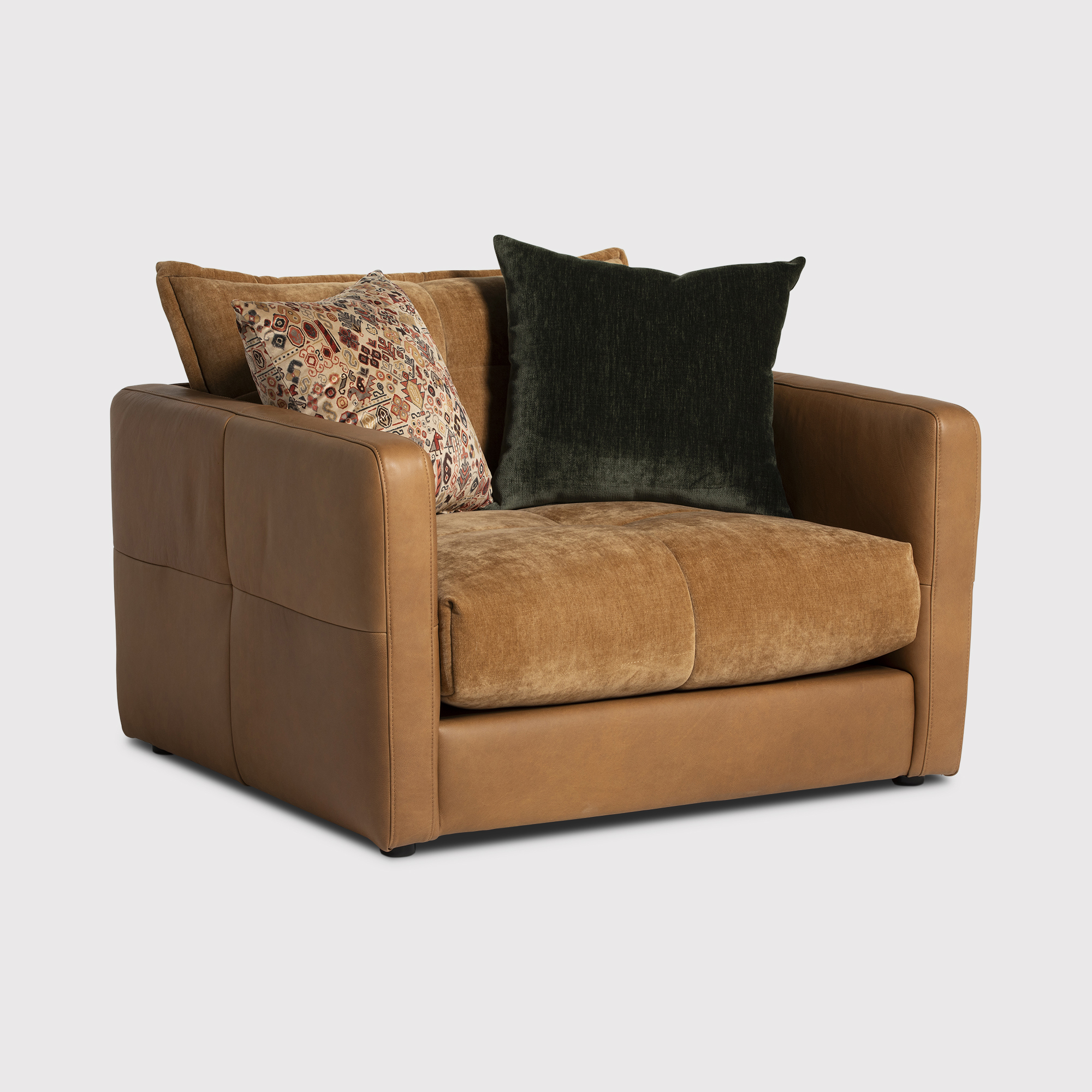 Roby Snuggler Armchair, Brown | Barker & Stonehouse