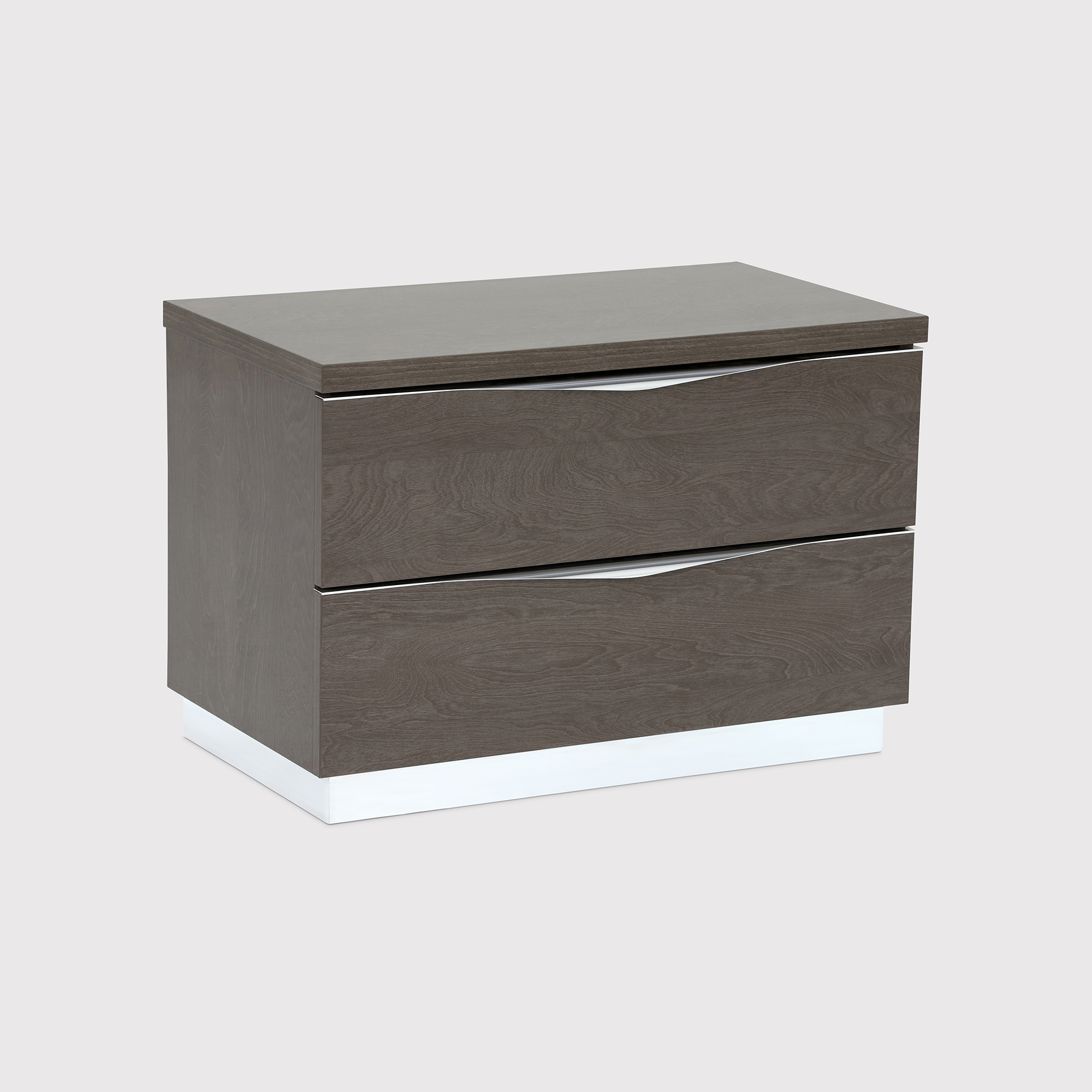 Lutyen Large Bedside Table, Grey | Barker & Stonehouse