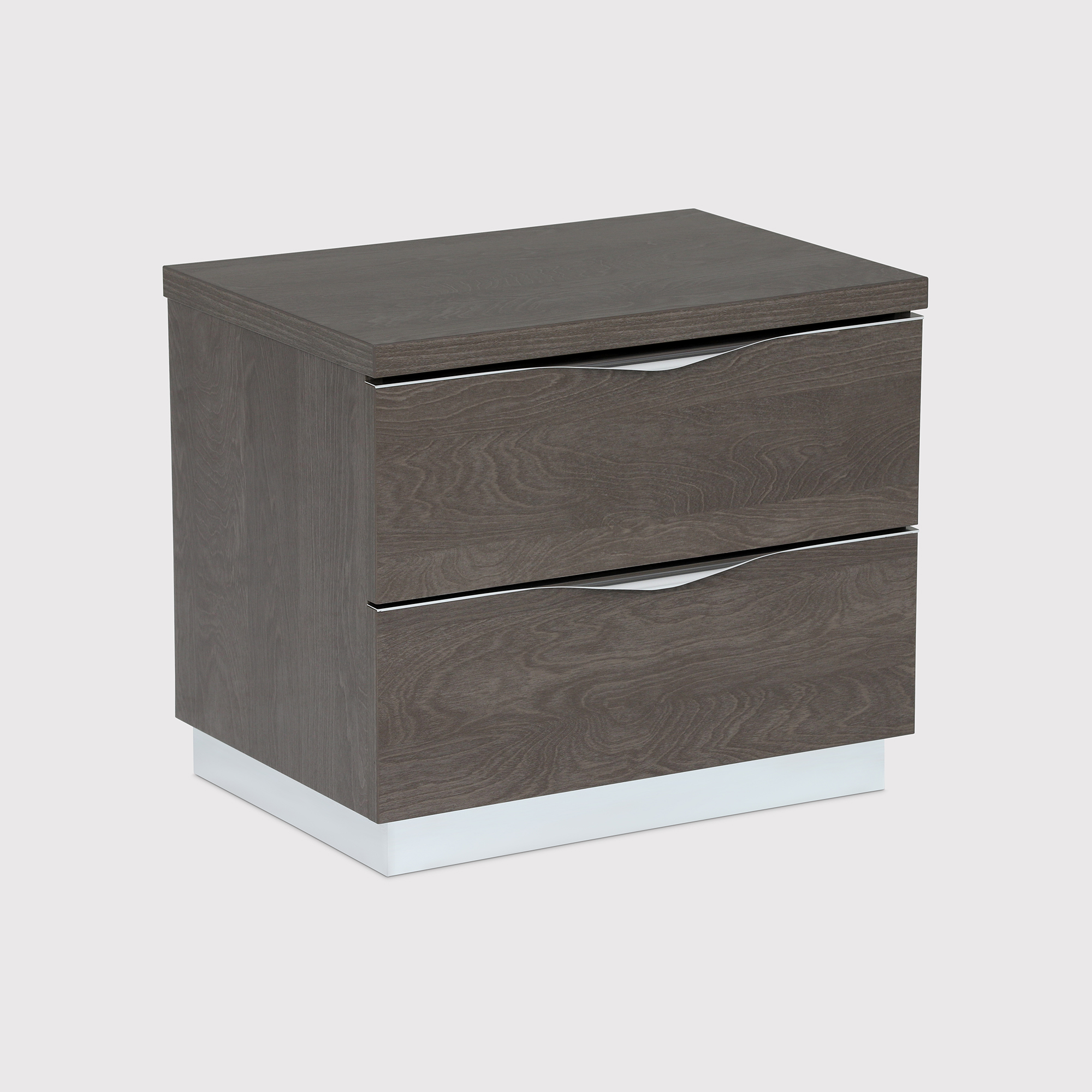 Lutyen Small Bedside Table, Grey | Barker & Stonehouse