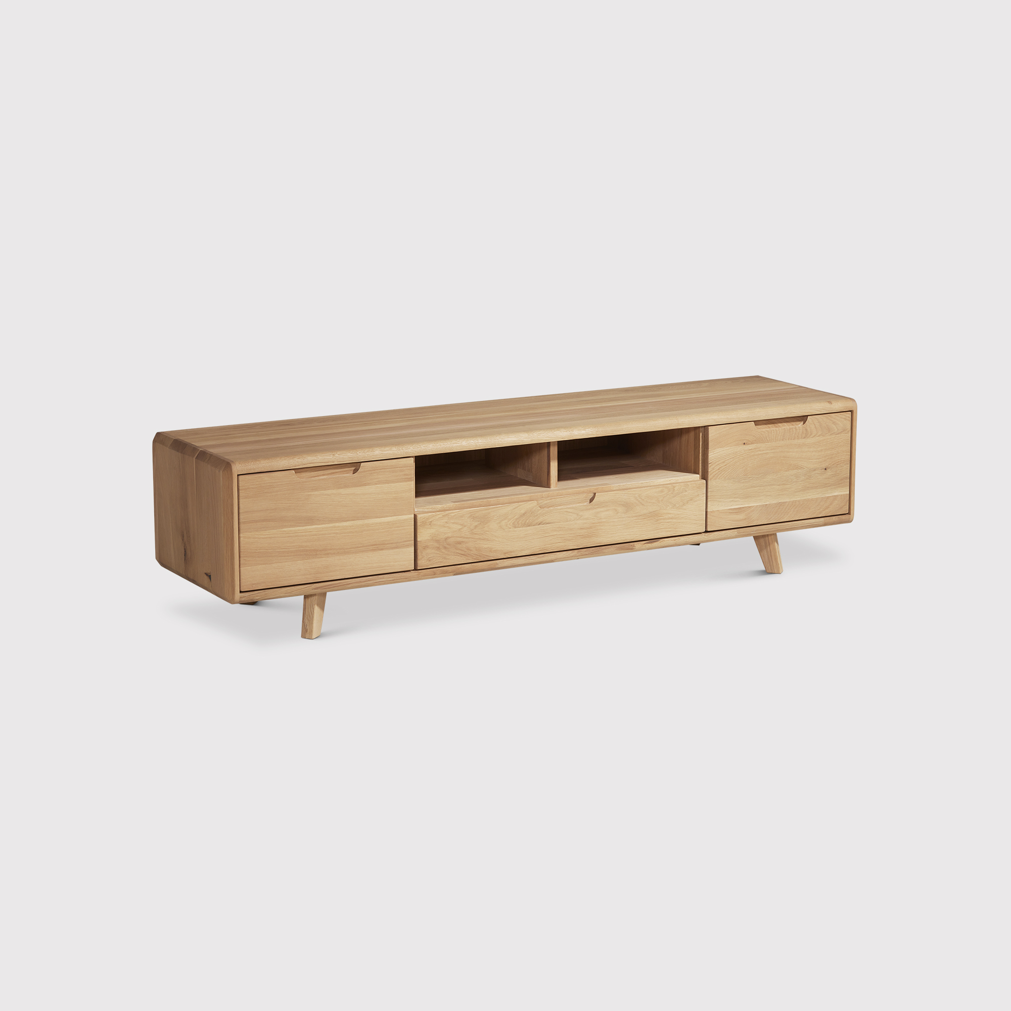 Unfinished oak top tv stand