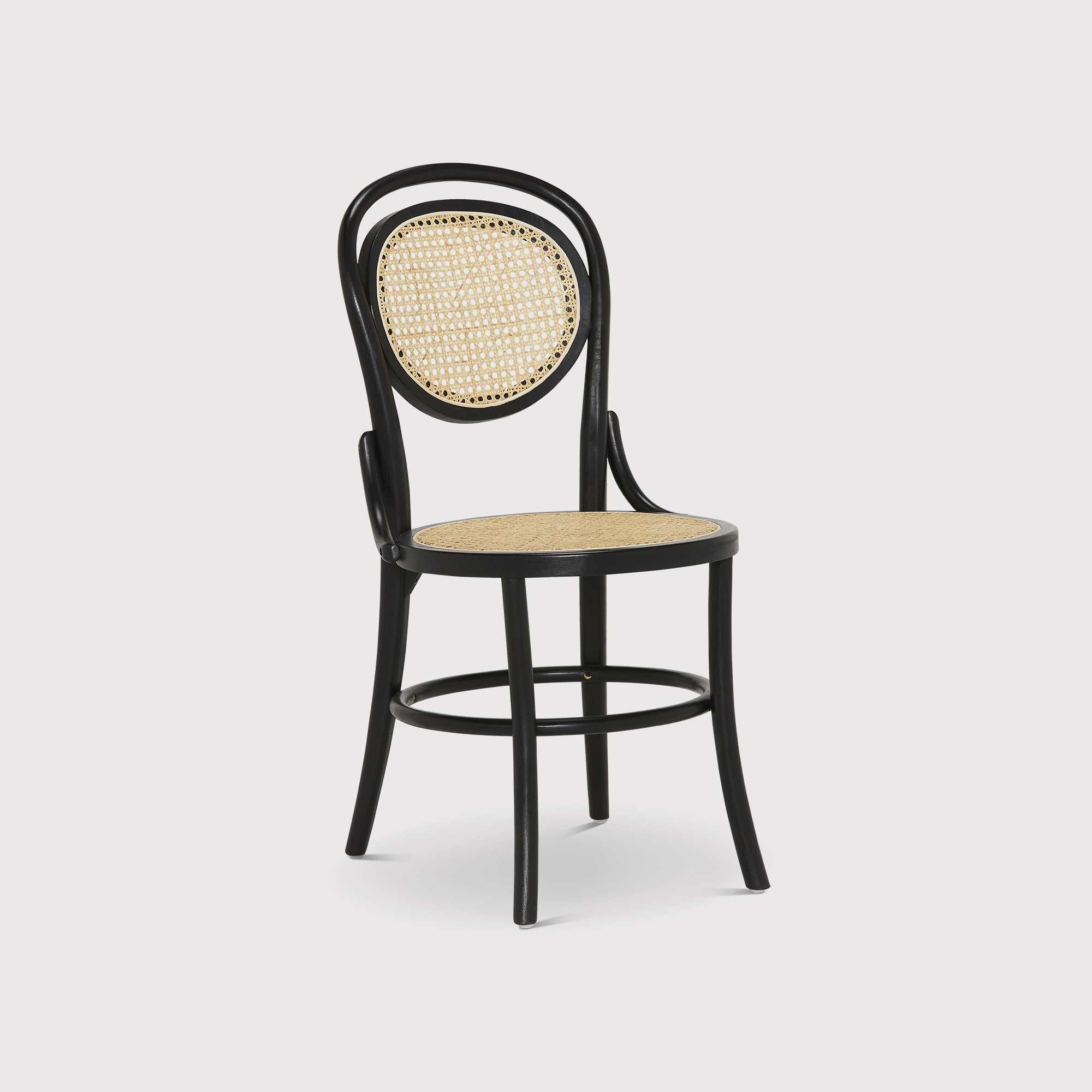 Raya Dining Chair, Black Rattan | Barker & Stonehouse