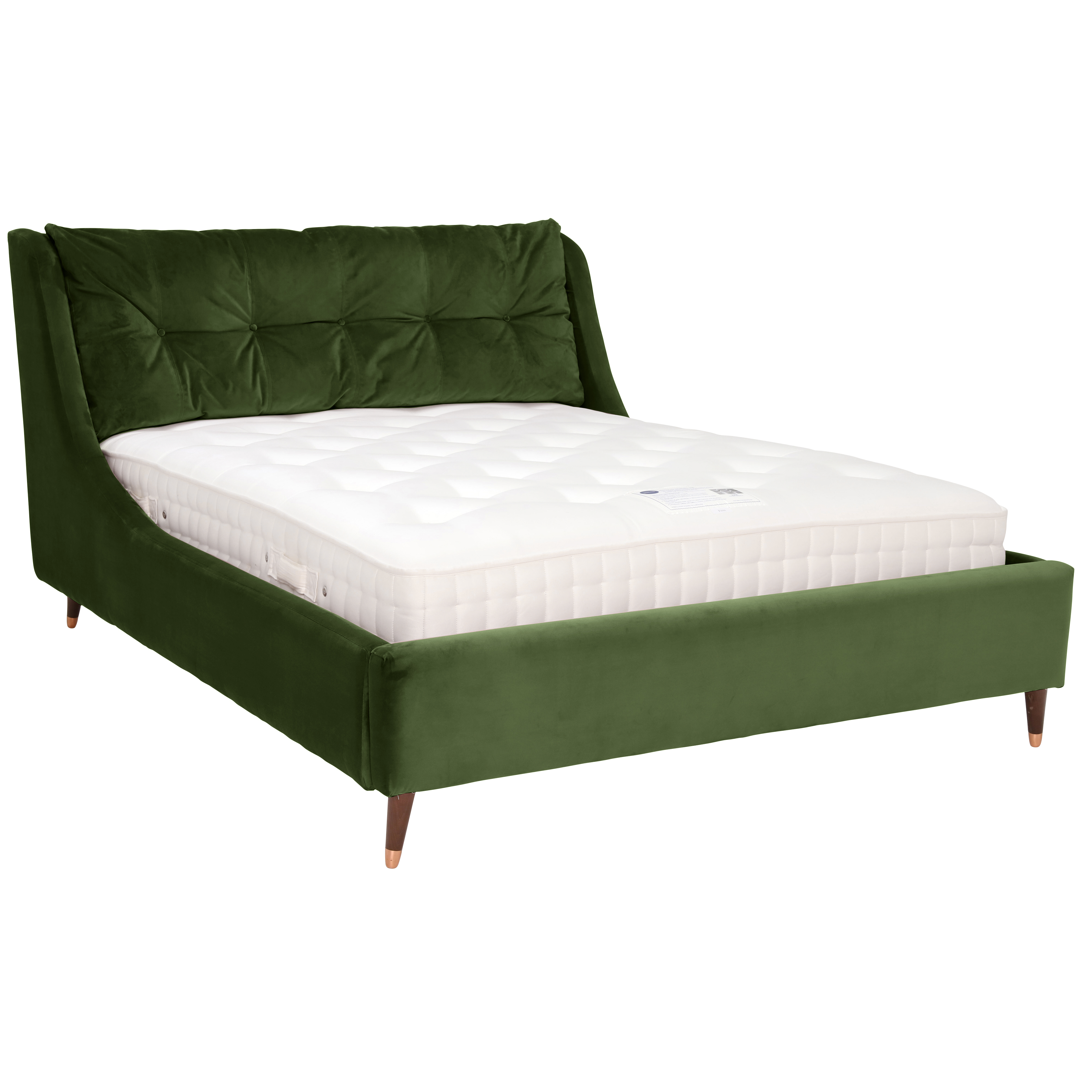 Raul Superking Bed Frame, Green | Super King | Barker & Stonehouse