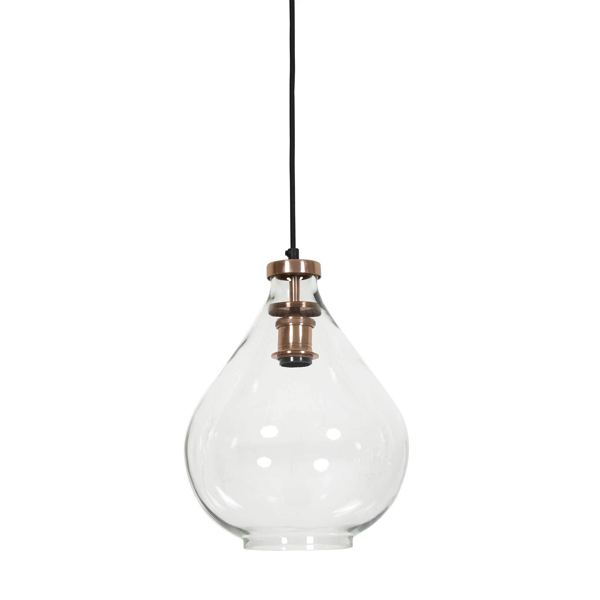 Rounded Glass Pendant Light | Barker & Stonehouse