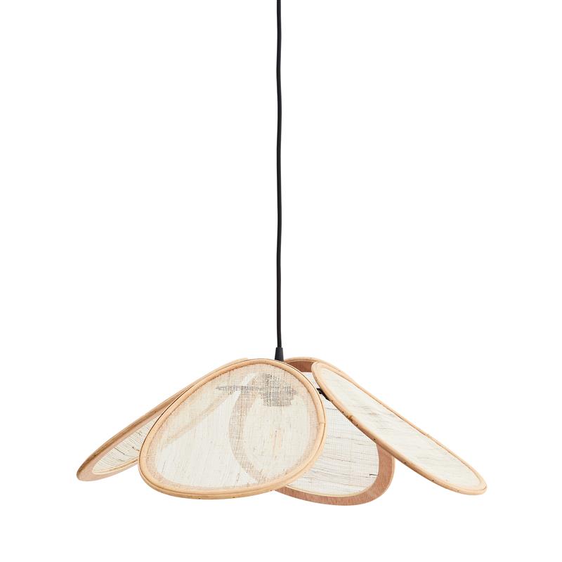 Photo of Rattan petal shade light in neutral