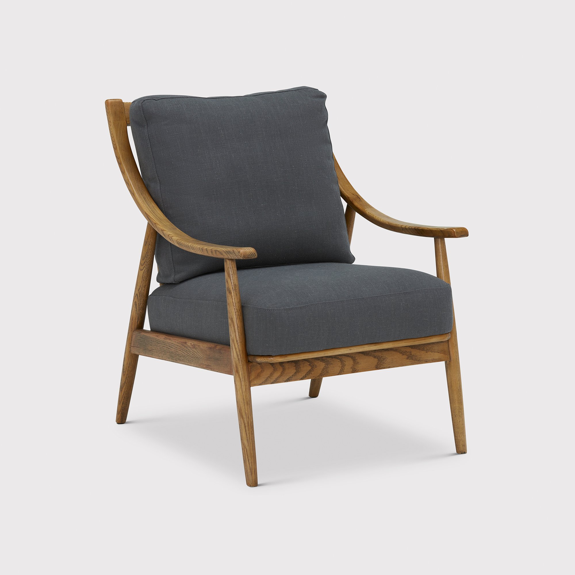 Runa Armchair, Grey Fabric | Barker & Stonehouse